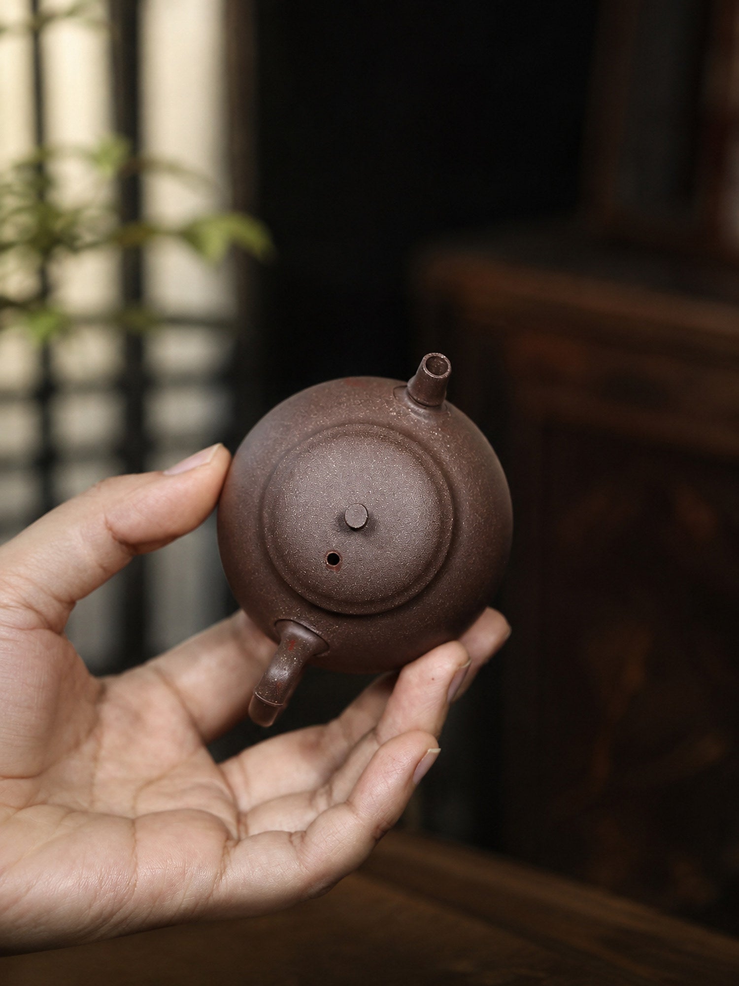 Product view 2 of 110ml Artisan Design zisha teapot in Qinghui Duanni Clay, No. 411