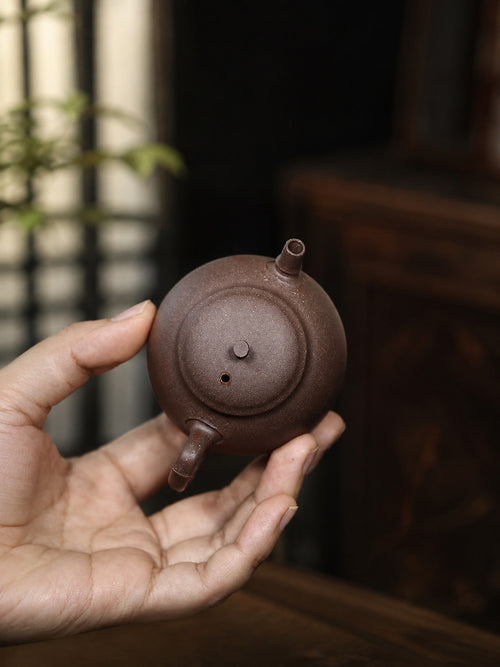 Product view 2 of 110ml Artisan Design zisha teapot in Qinghui Duanni Clay, No. 411