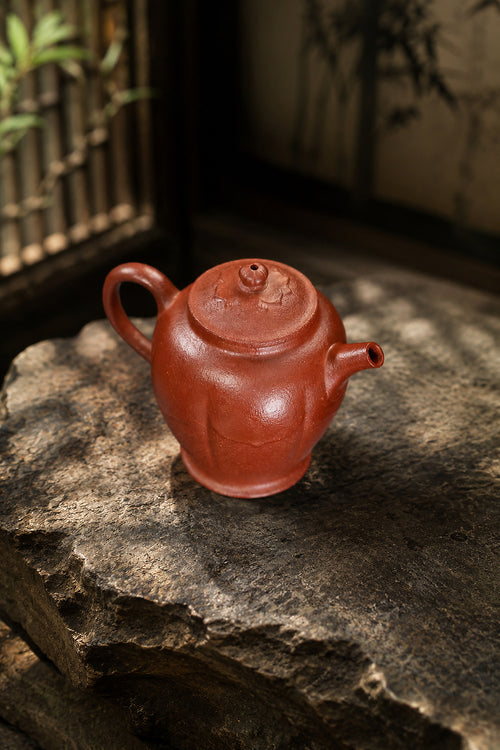Product view 2 of 90ml Artisan Design zisha teapot in Red Jiangponi Clay, No. 373