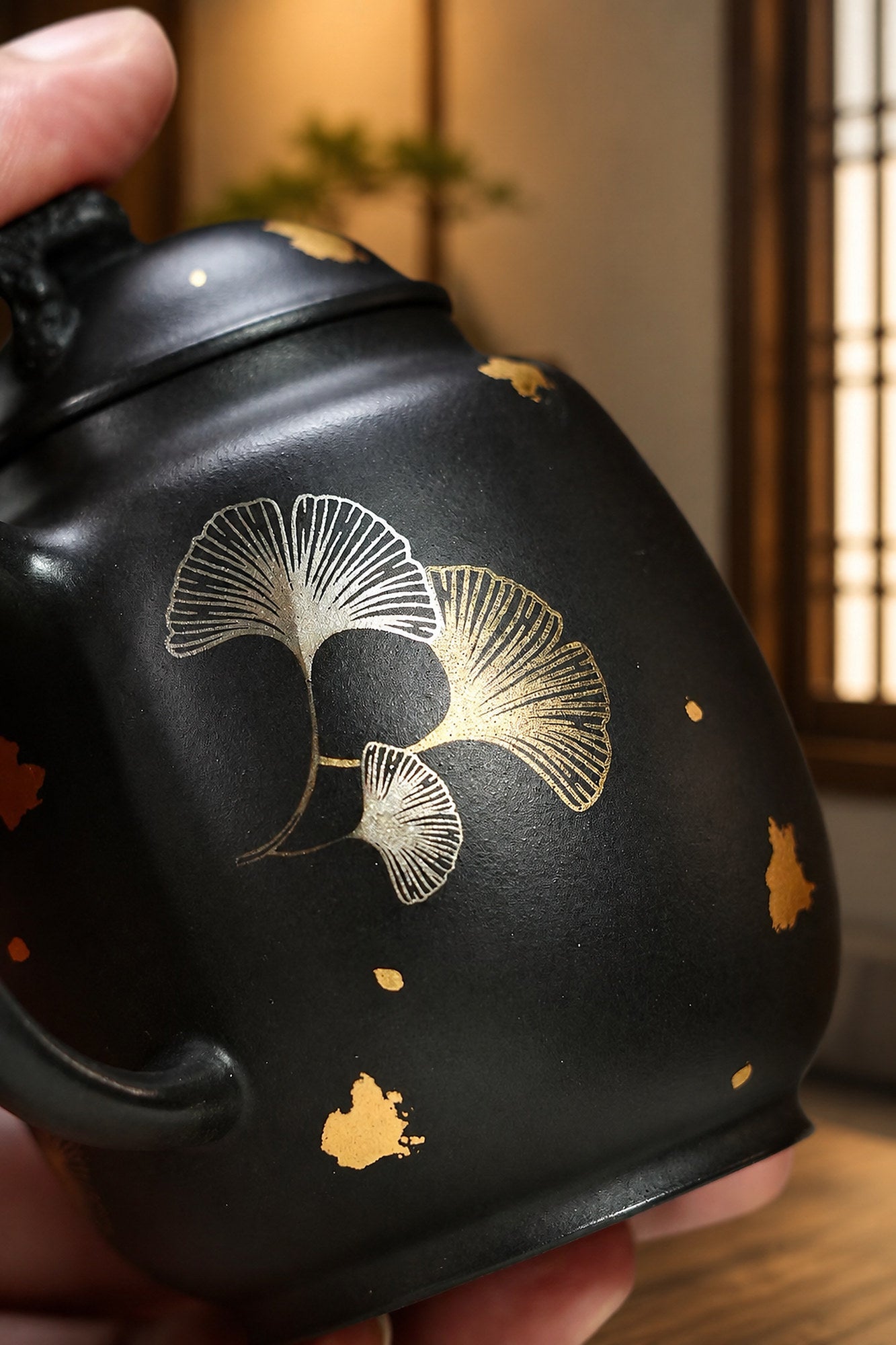 Product view 2 of 180ml Artisan Design zisha teapot in Reduction-Fired Zhuni Clay, No. 375