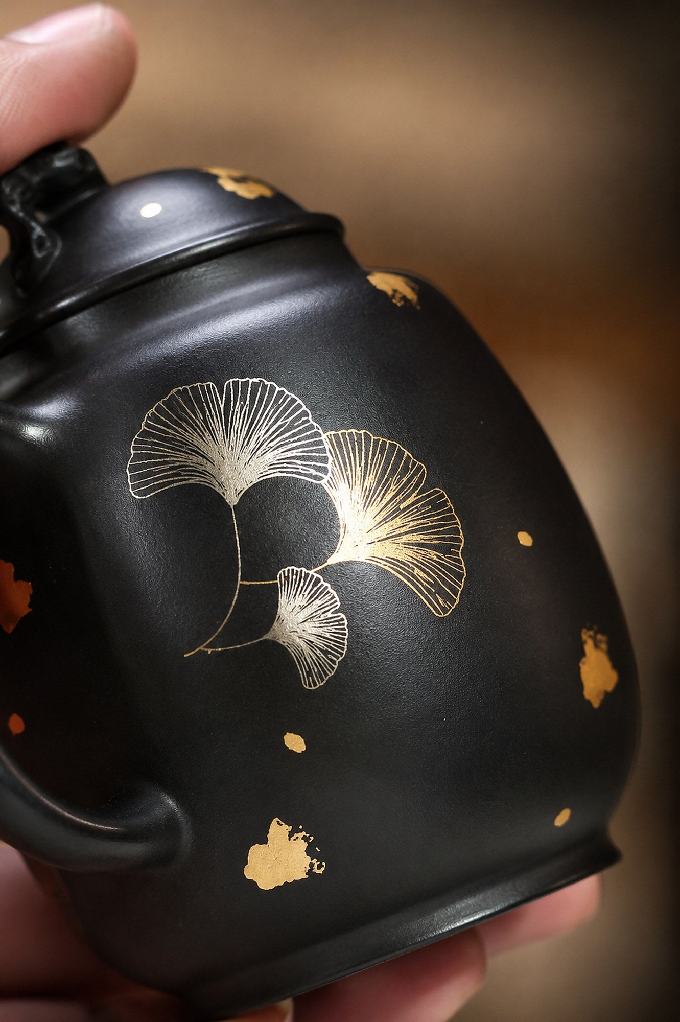 Product view 3 of 180ml Artisan Design zisha teapot in Reduction-Fired Zhuni Clay, No. 375