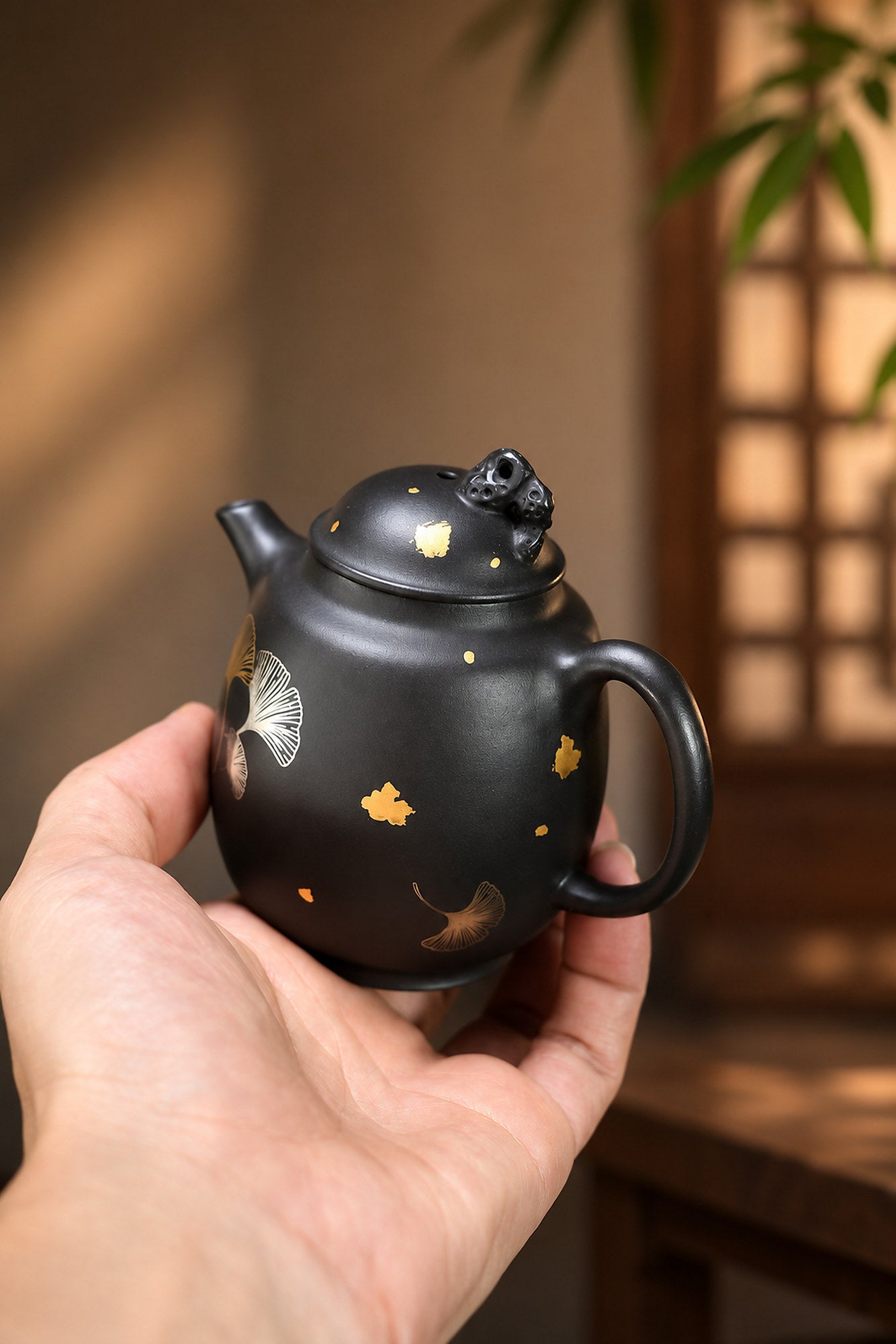 Product view 4 of 180ml Artisan Design zisha teapot in Reduction-Fired Zhuni Clay, No. 375