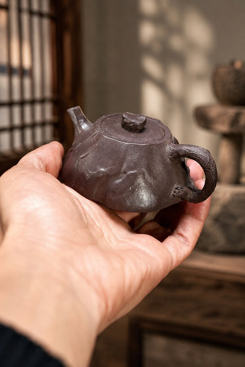 Product view 1 of 80ml Artisan Design zisha teapot in Zini Clay, No. 368