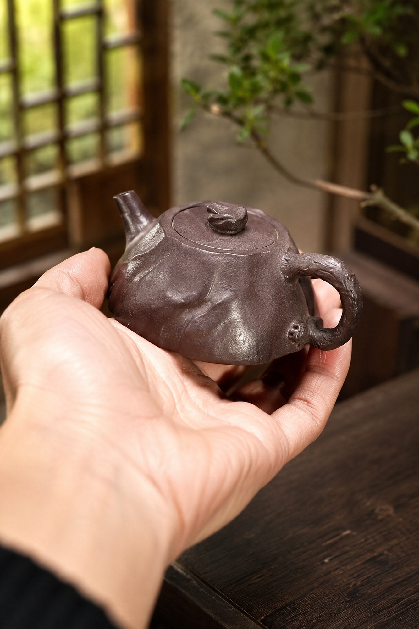 Product view 2 of 80ml Artisan Design zisha teapot in Zini Clay, No. 368