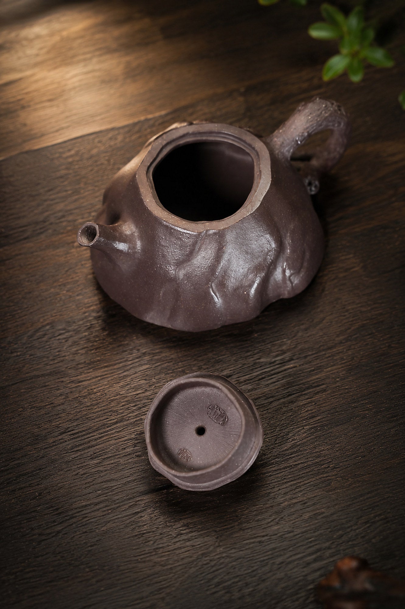 Product view 3 of 80ml Artisan Design zisha teapot in Zini Clay, No. 368