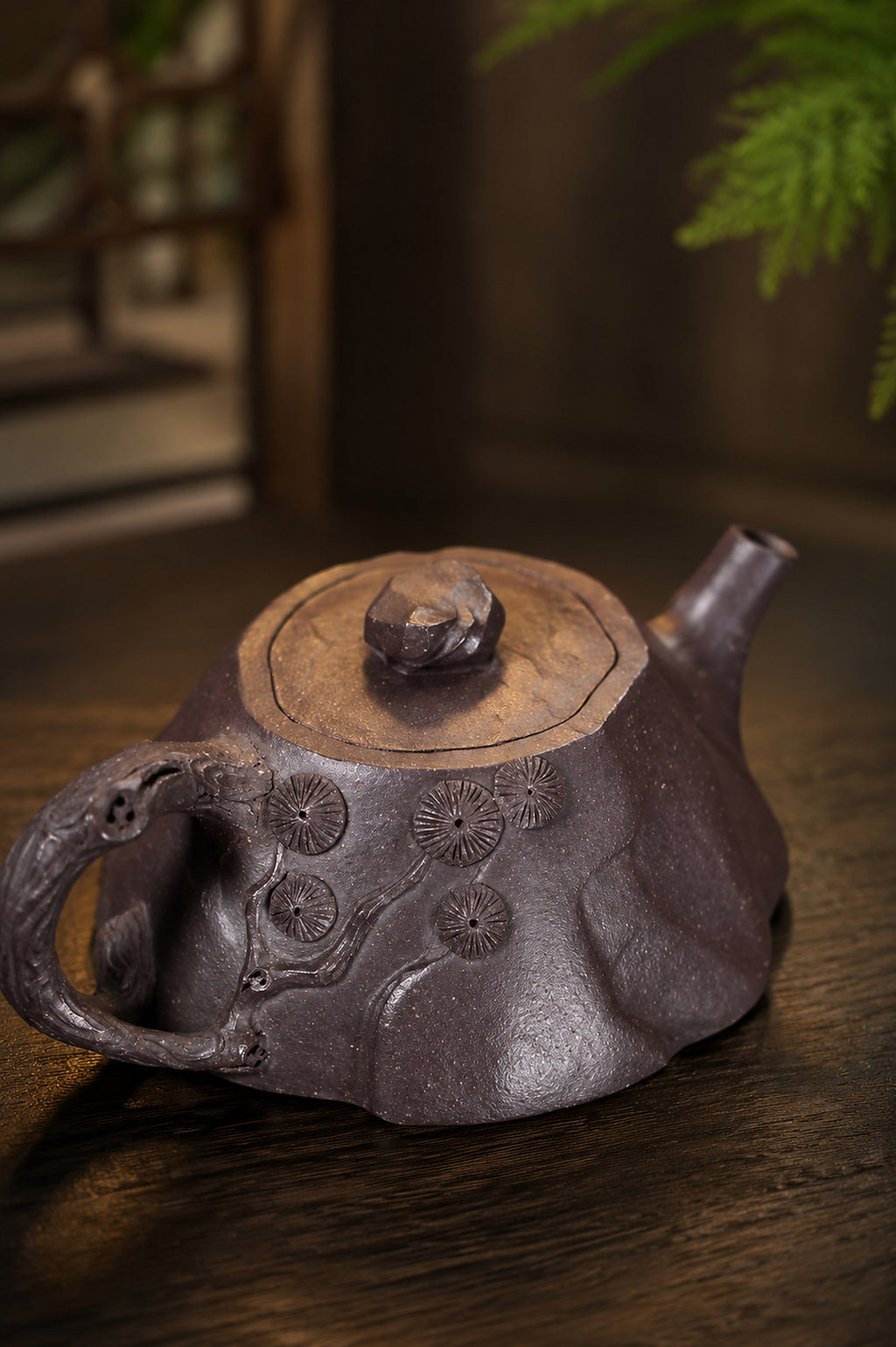 Product view 9 of 80ml Artisan Design zisha teapot in Zini Clay, No. 368