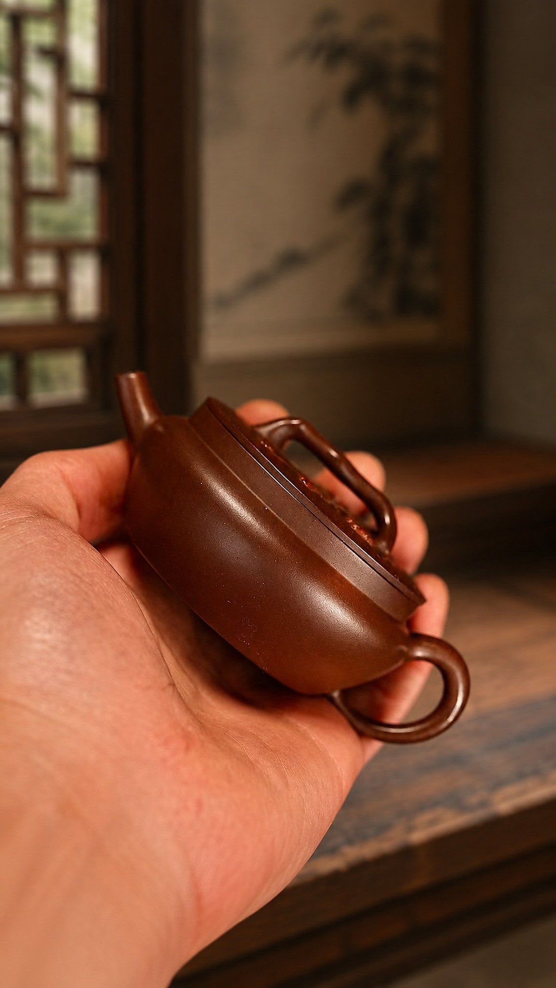 Product view 3 of 100ml Artisan Design zisha teapot in Zini Clay, No. 402