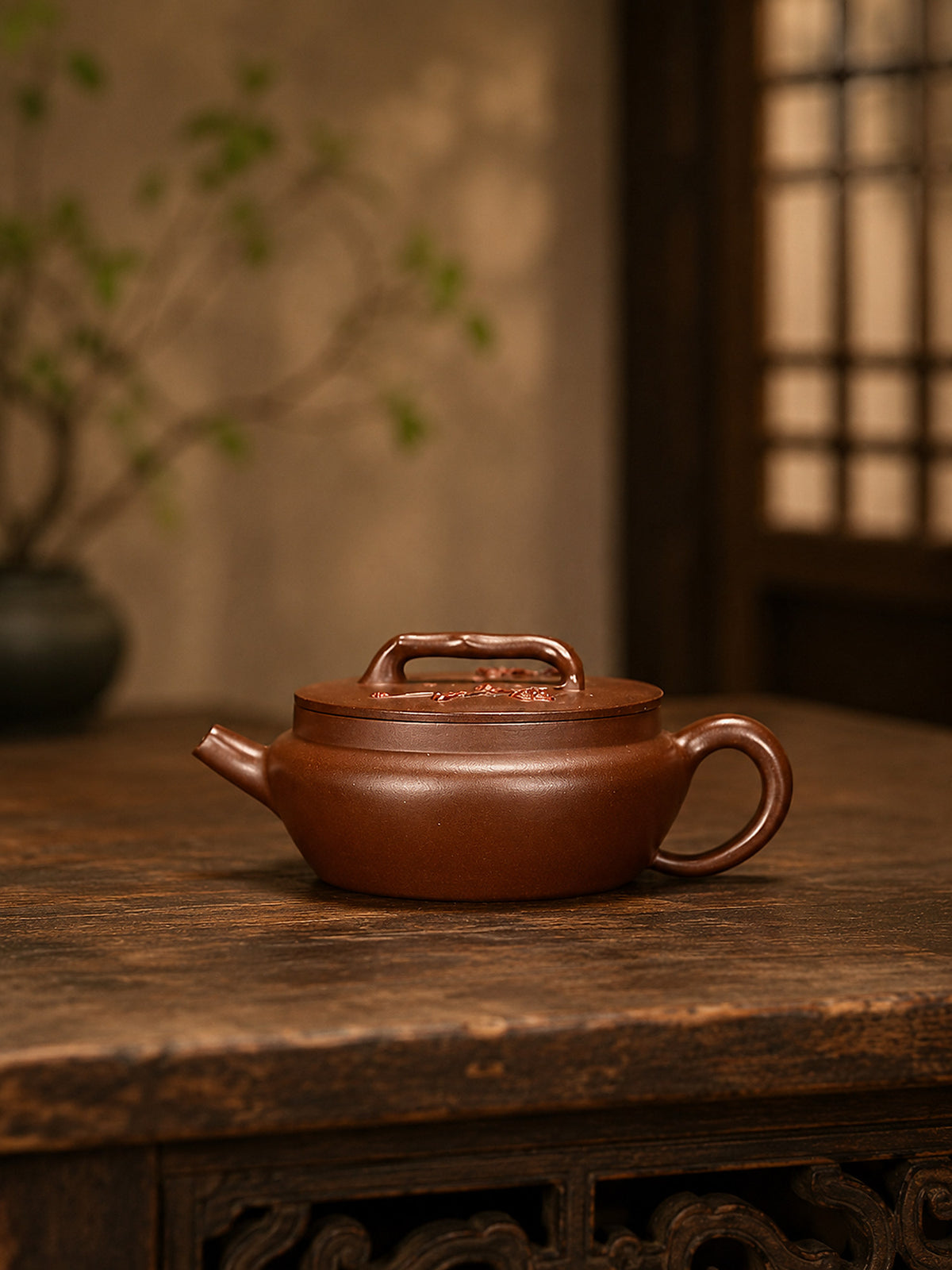Product view 7 of 100ml Artisan Design zisha teapot in Zini Clay, No. 402