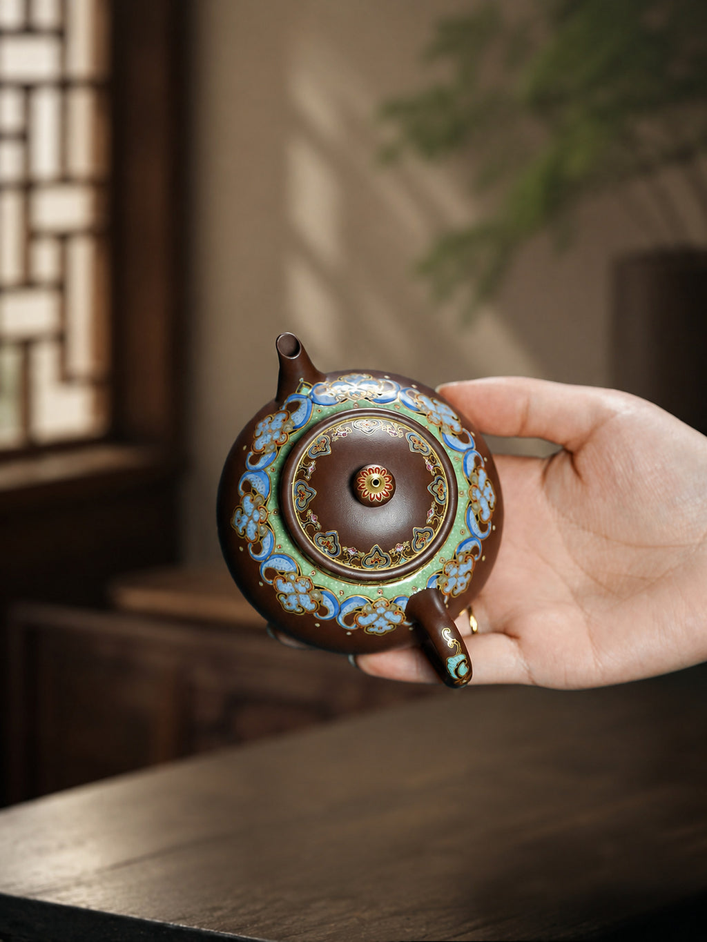 Product view 6 of 160ml Ban Yue zisha teapot in Aged Zini Clay, No. 264