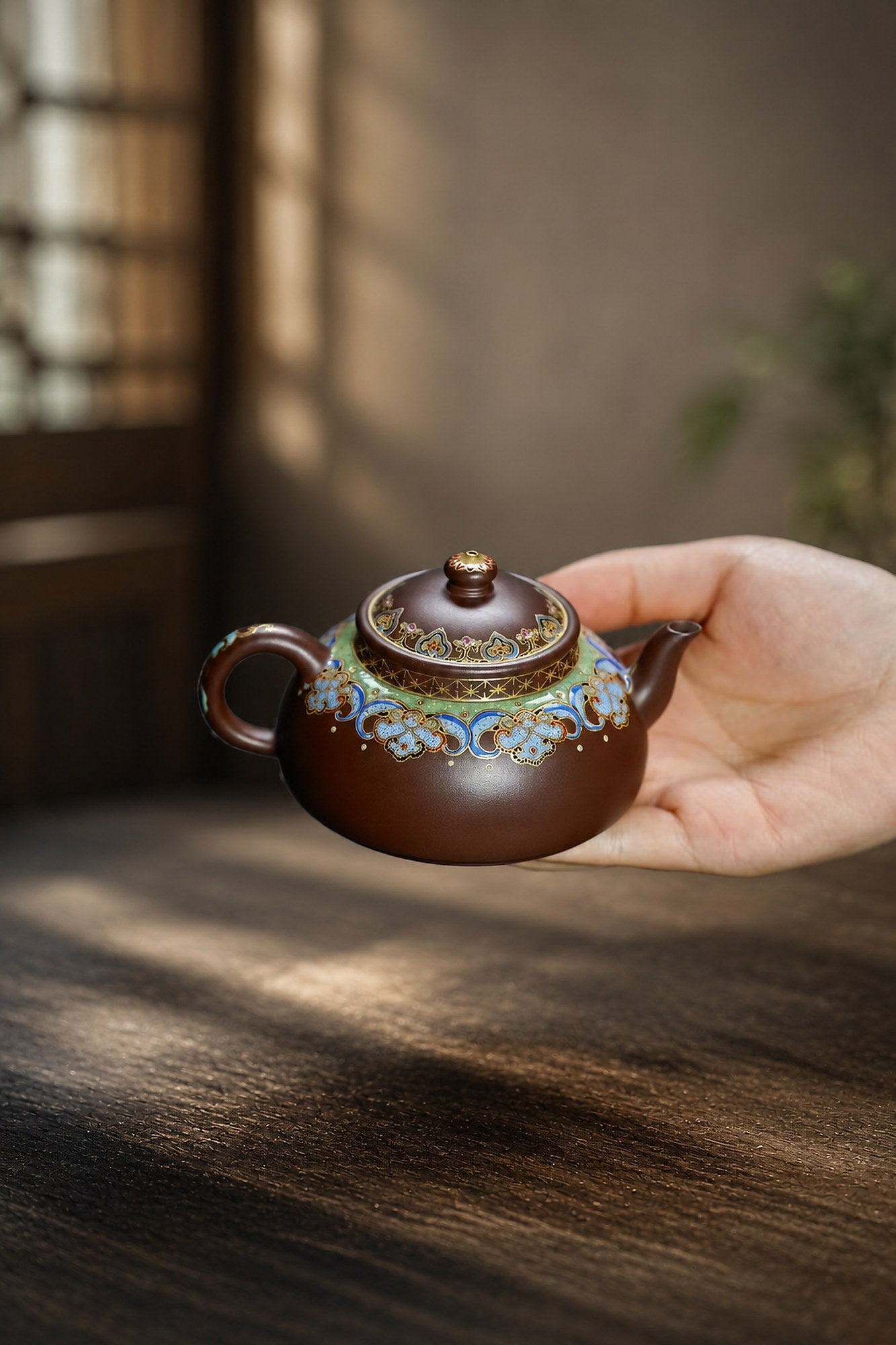 Product view 7 of 160ml Ban Yue zisha teapot in Aged Zini Clay, No. 264