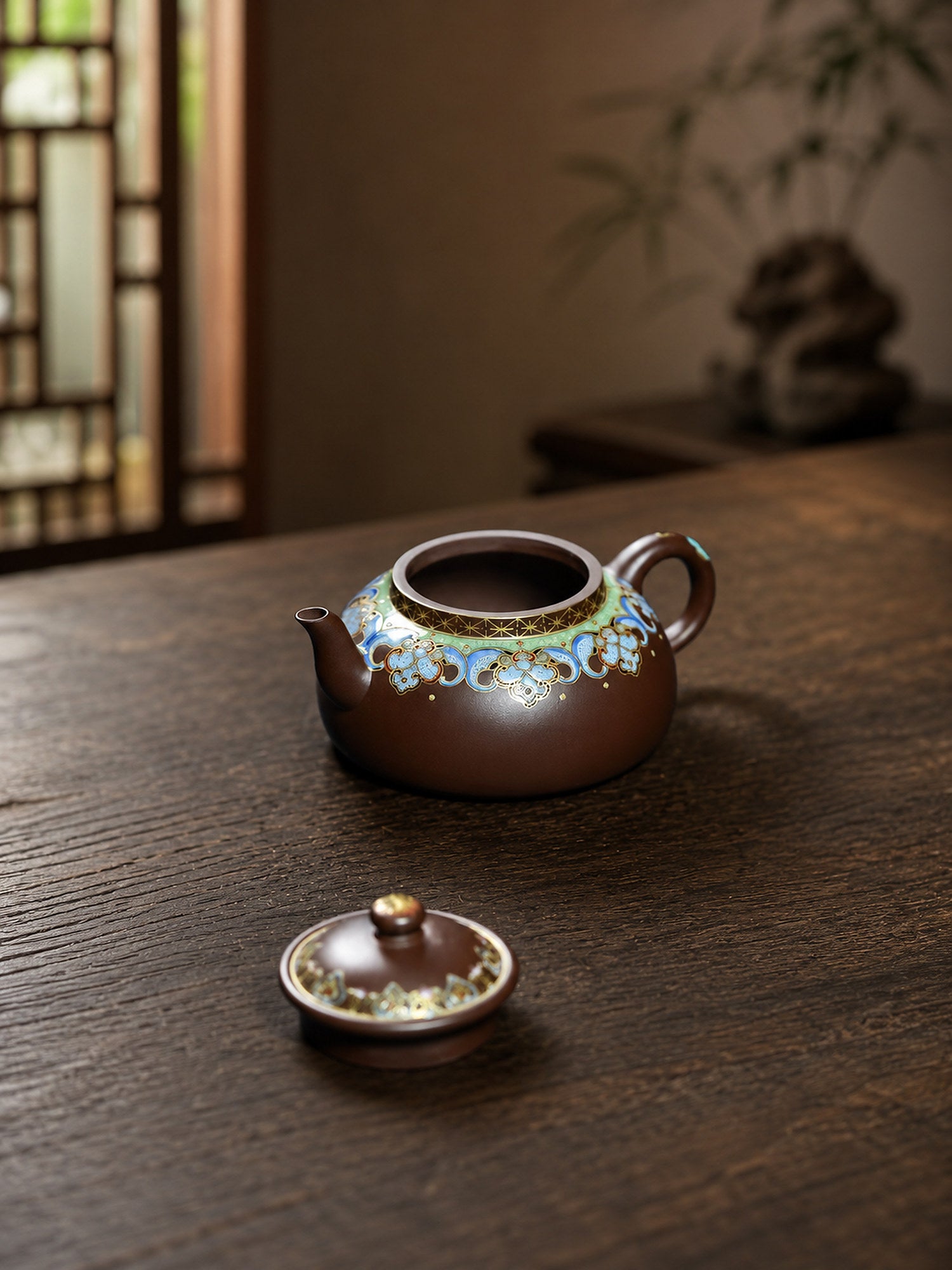 Product view 9 of 160ml Ban Yue zisha teapot in Aged Zini Clay, No. 264