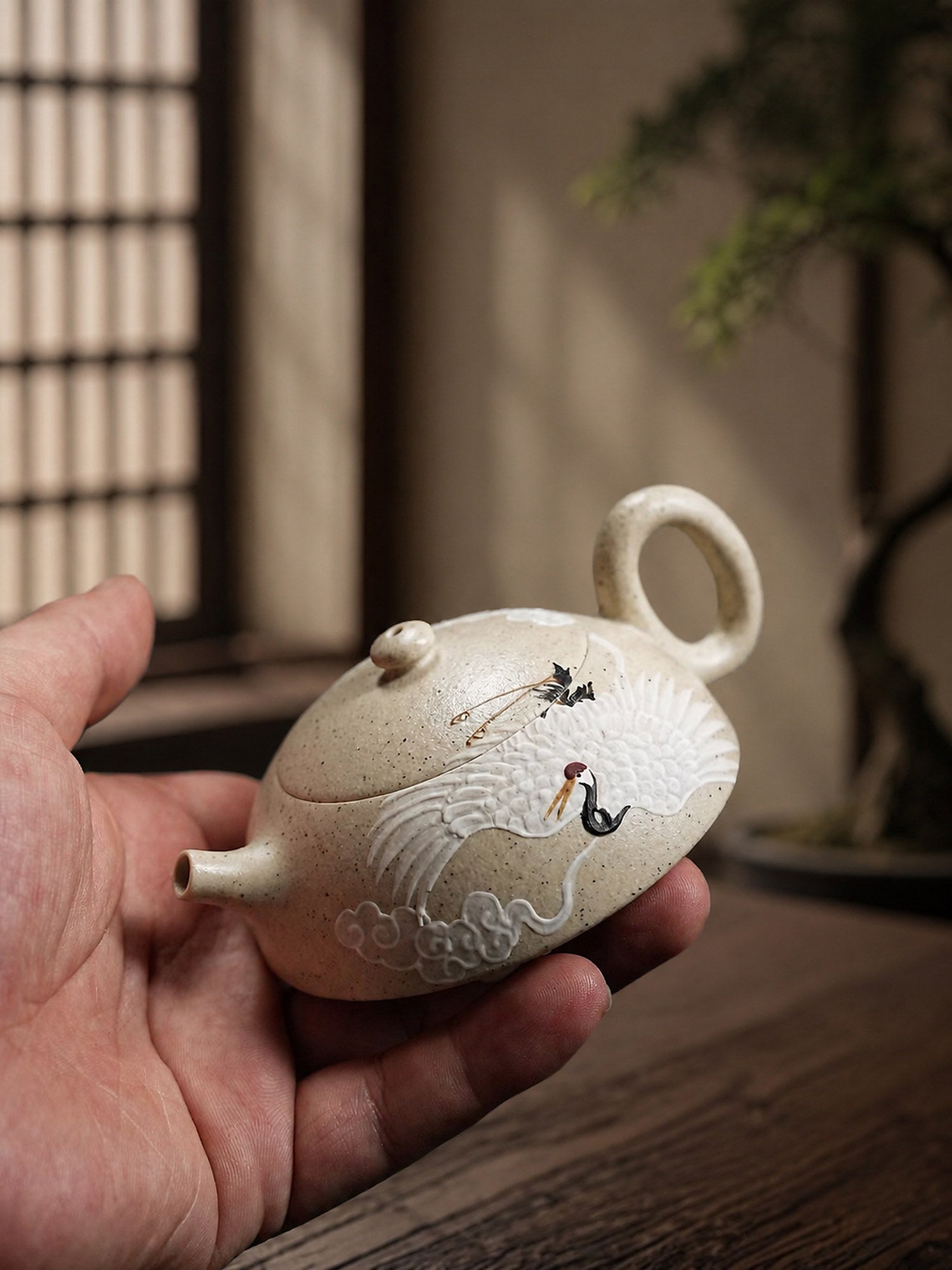 Product view 4 of 100ml Ban Yue zisha teapot in Baiyu Duanni Clay, No. 260