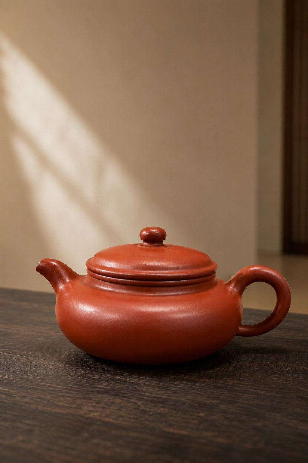 Product view 1 of 120ml Bian Fu zisha teapot in Dahongpao Clay, No. 079