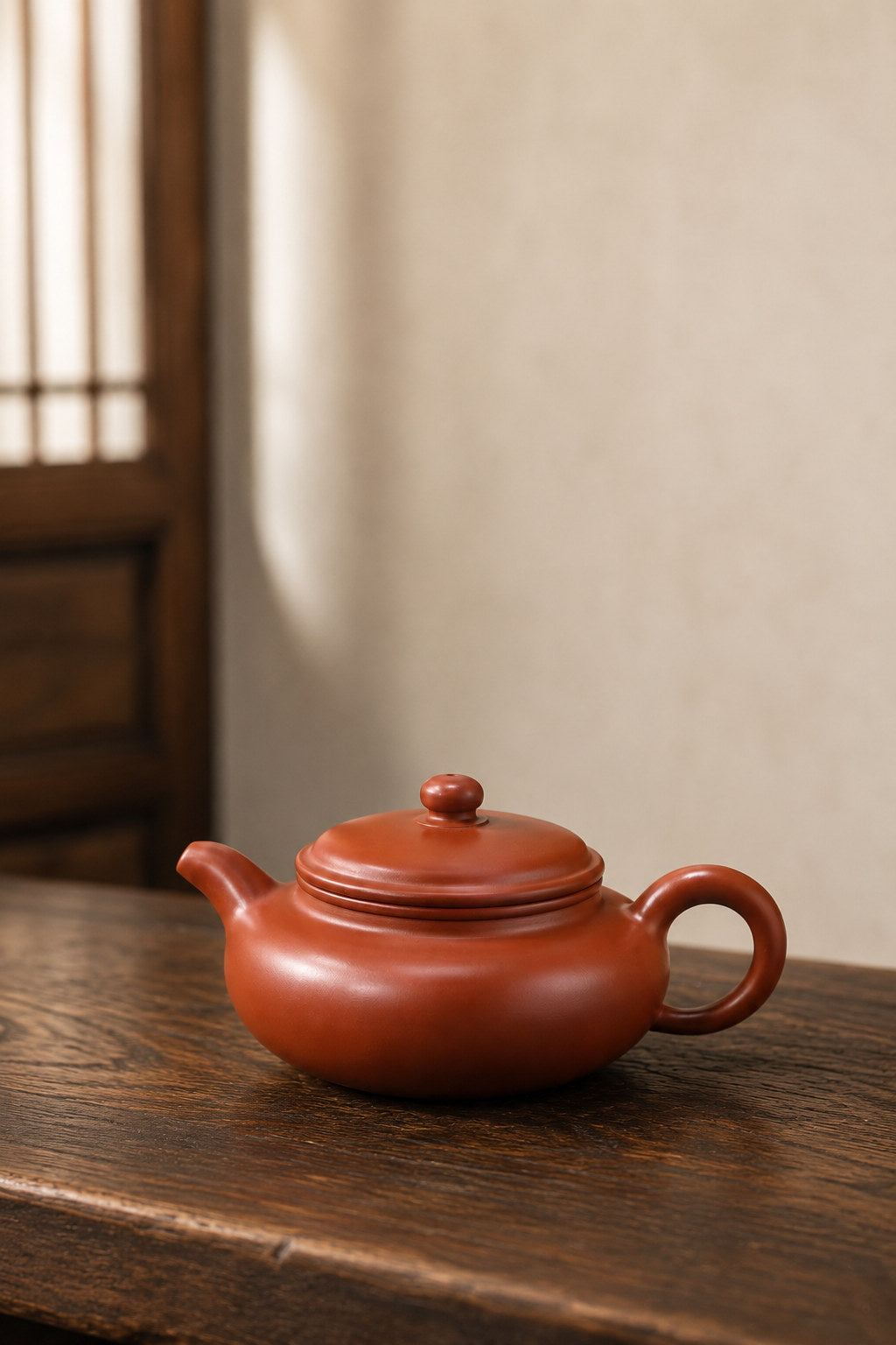 Product view 4 of 120ml Bian Fu zisha teapot in Dahongpao Clay, No. 079