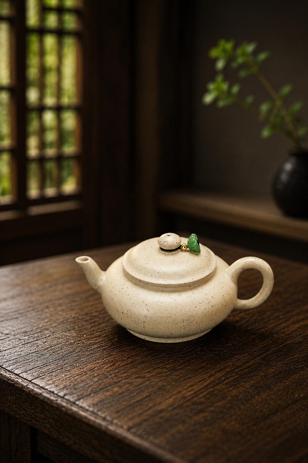 Product view 2 of 100ml Bian Ying zisha teapot in Baiyu Duanni Clay, No. 229