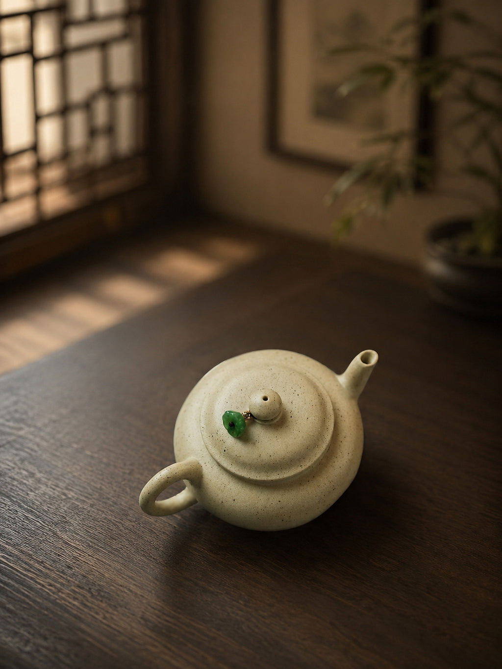 Product view 6 of 100ml Bian Ying zisha teapot in Baiyu Duanni Clay, No. 229