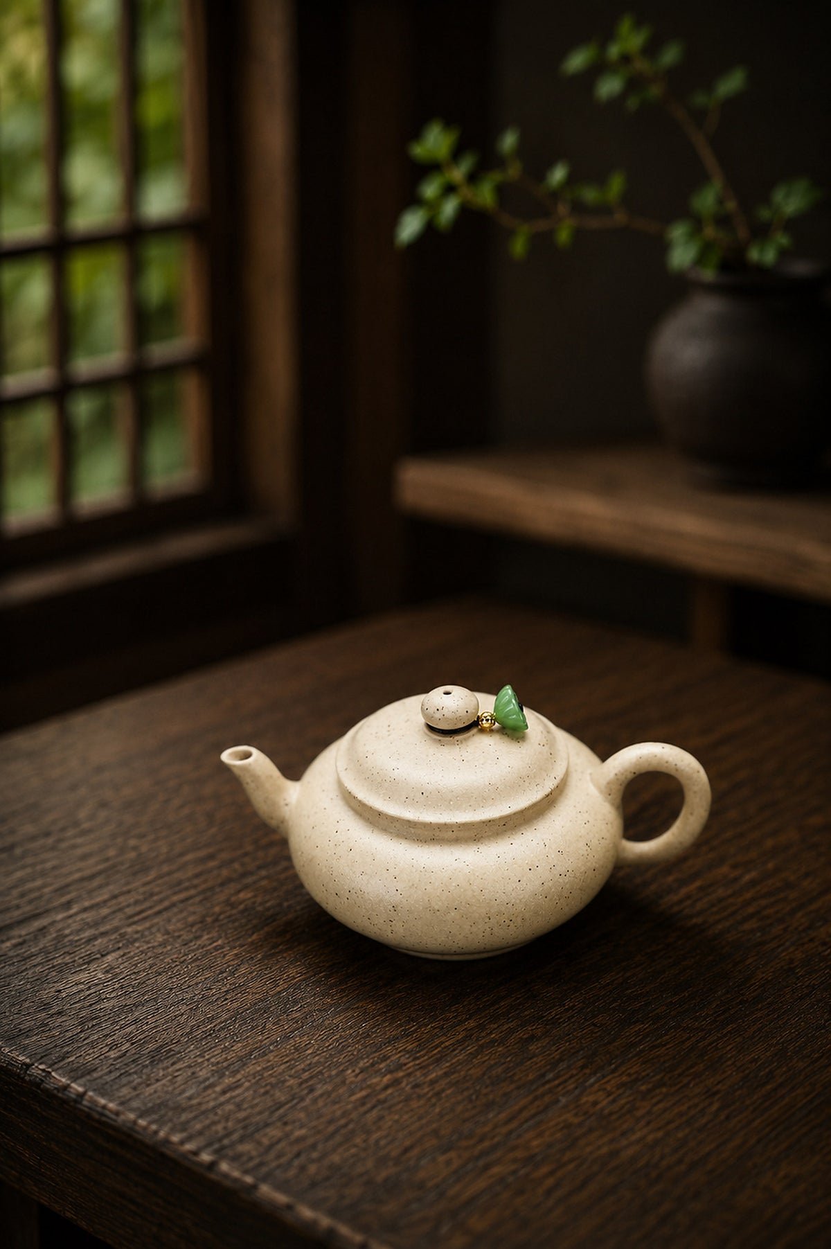 Product view 8 of 100ml Bian Ying zisha teapot in Baiyu Duanni Clay, No. 229