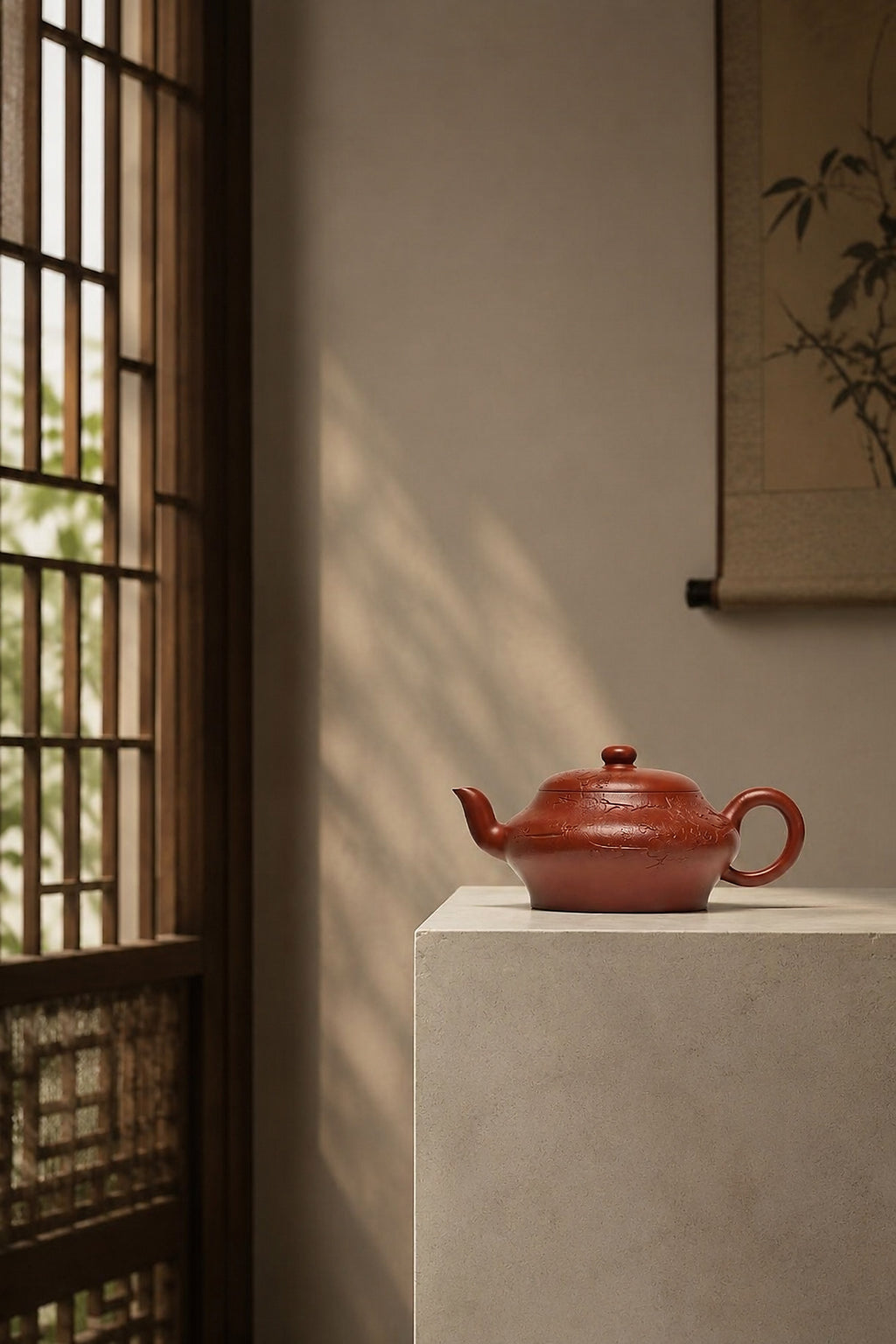 Product view 1 of 160ml Bian Yu zisha teapot in Zhuni Clay, No. 338