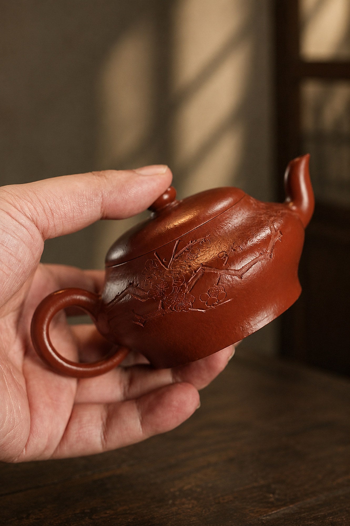 Product view 9 of 160ml Bian Yu zisha teapot in Zhuni Clay, No. 338