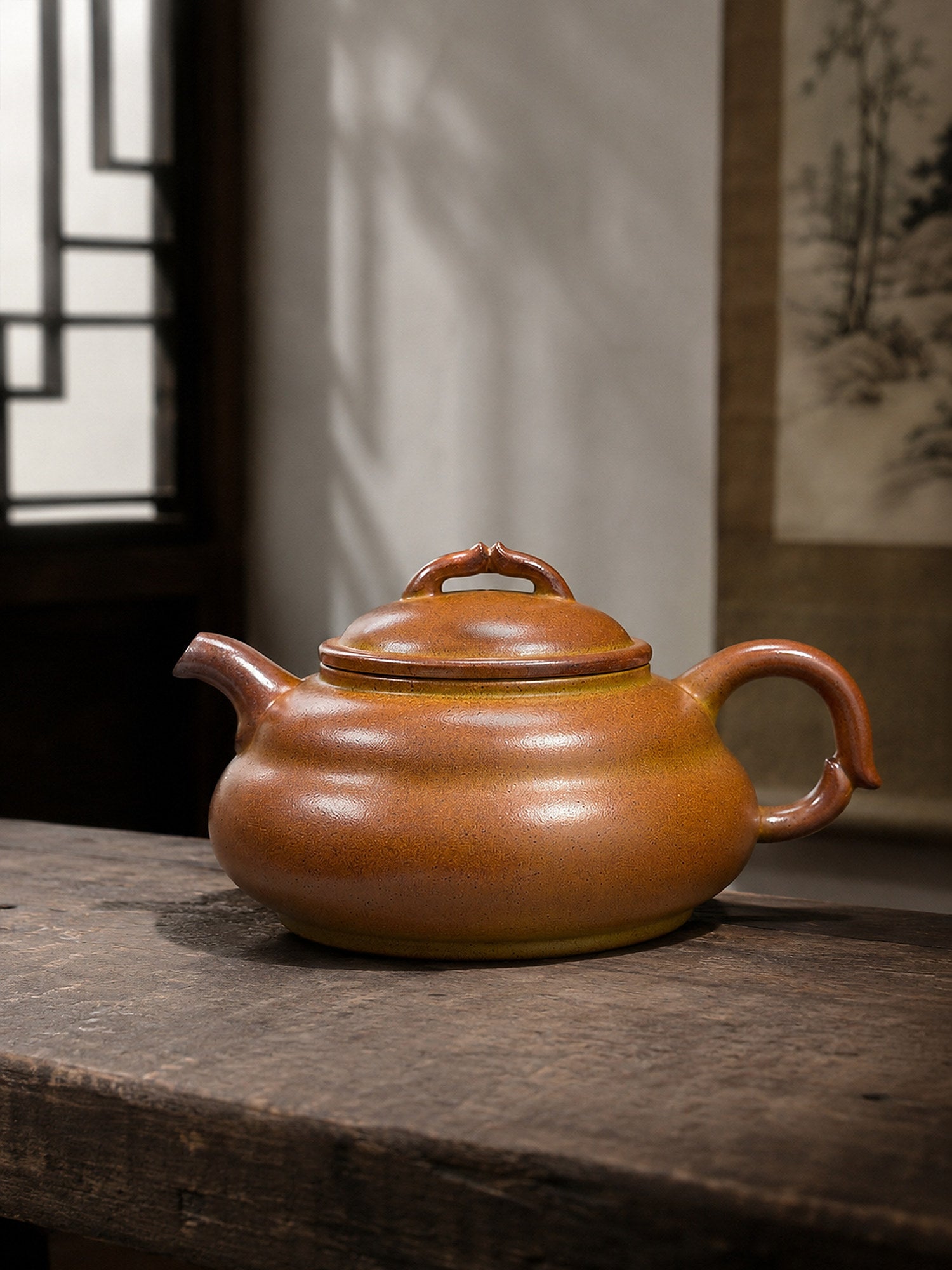 Product view 1 of 200ml Chen Xin Ru Yi zisha teapot in Golden Duanni Clay, No. 174