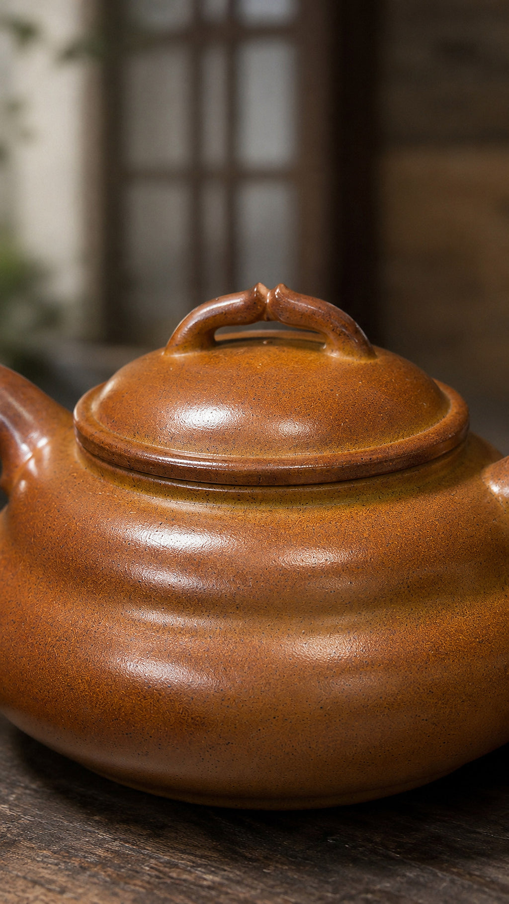 Product view 3 of 200ml Chen Xin Ru Yi zisha teapot in Golden Duanni Clay, No. 174