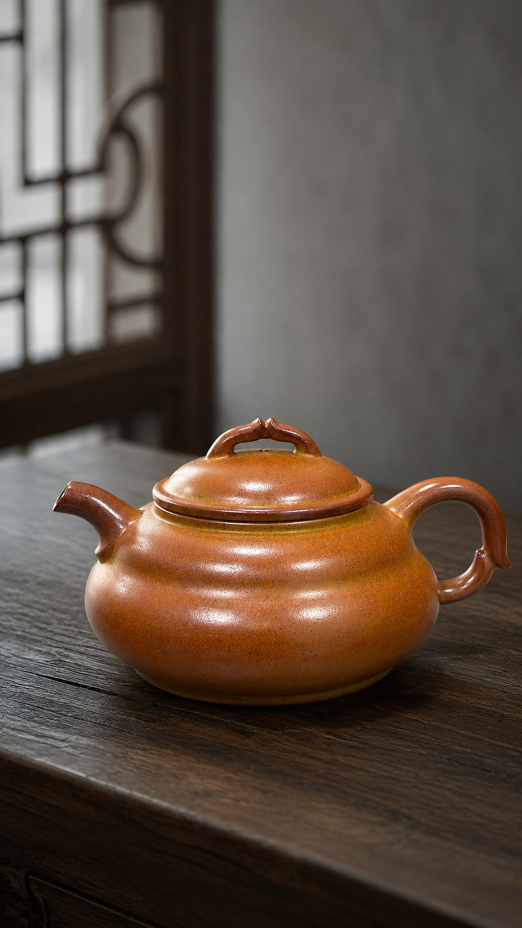 Product view 4 of 200ml Chen Xin Ru Yi zisha teapot in Golden Duanni Clay, No. 174
