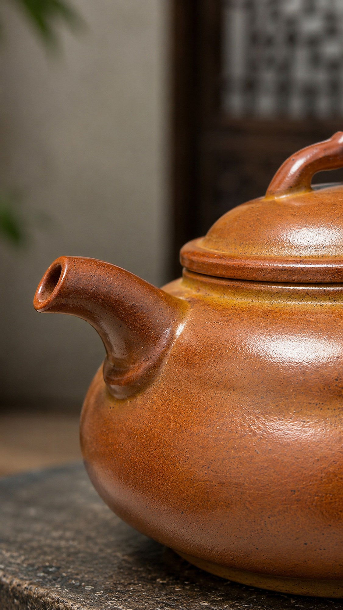 Product view 5 of 200ml Chen Xin Ru Yi zisha teapot in Golden Duanni Clay, No. 174