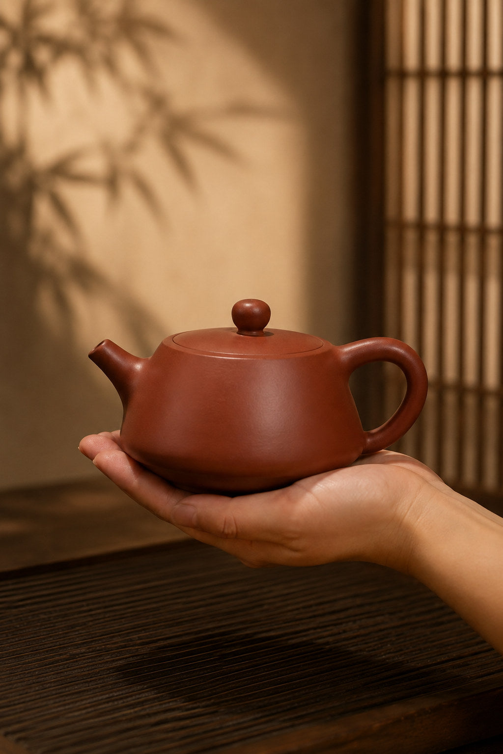 Product view 2 of 100ml Chu Piao zisha teapot in Dahongpao Clay, No. 091