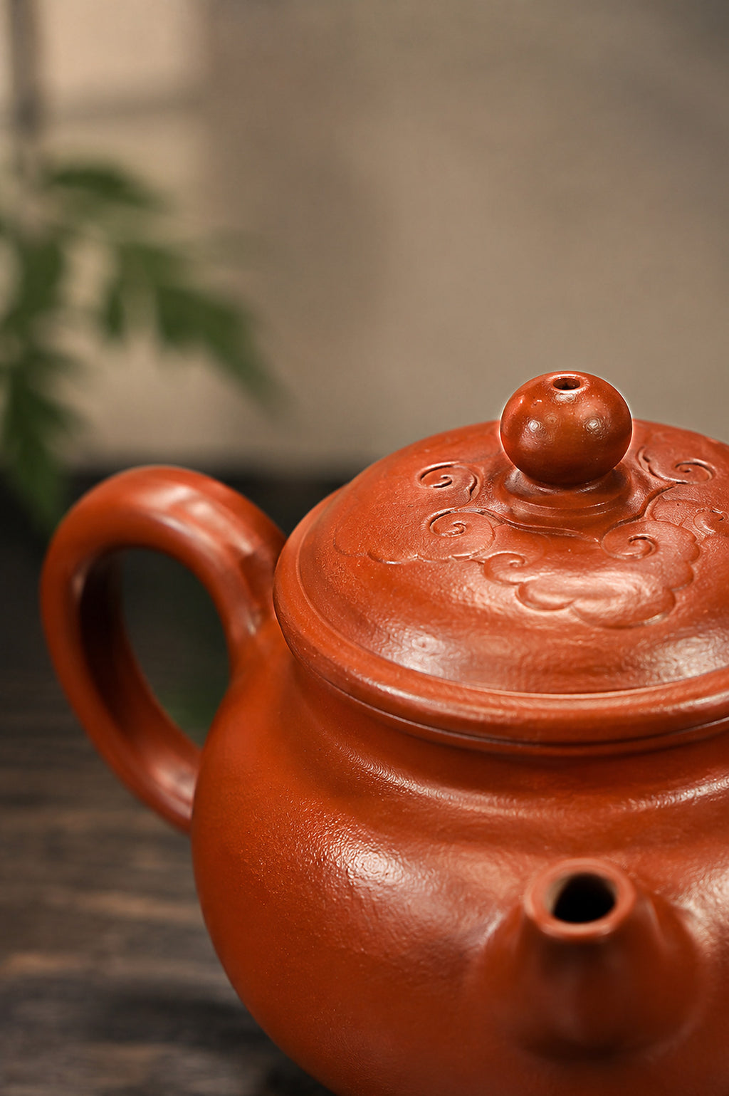 Product view 8 of 110ml Da Bin Ru Yi zisha teapot in Xiao Hongni Clay, No. 347
