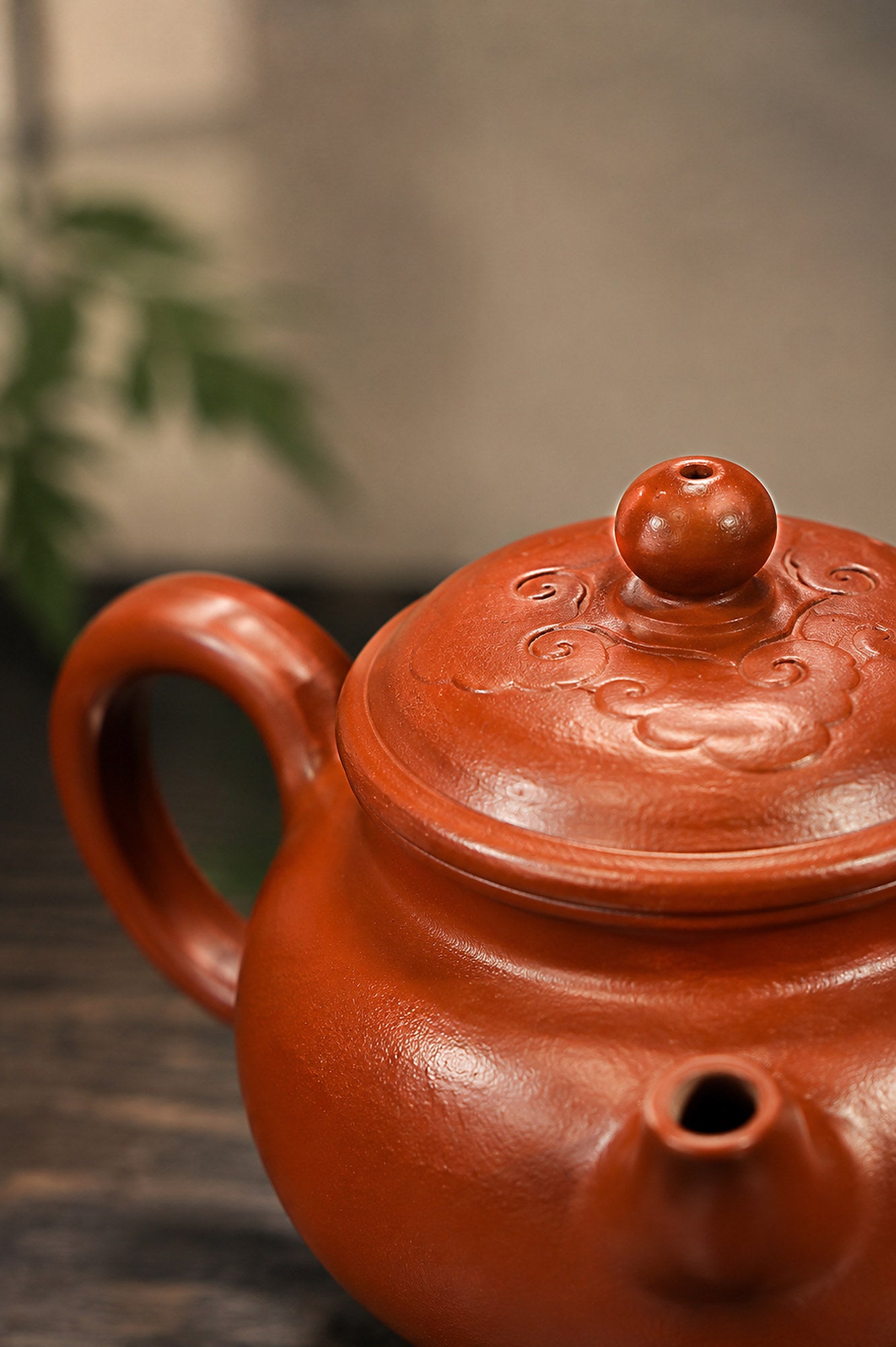 Product view 8 of 110ml Da Bin Ru Yi zisha teapot in Xiao Hongni Clay, No. 347