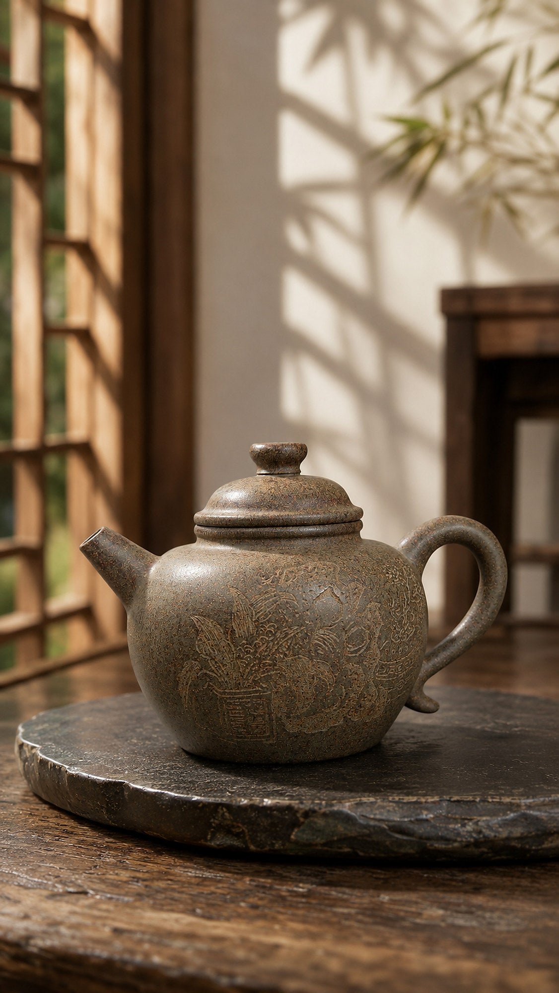 Product view 4 of 200ml Da Bin Yuan Niu zisha teapot in Xiekeqing Clay, No. 189