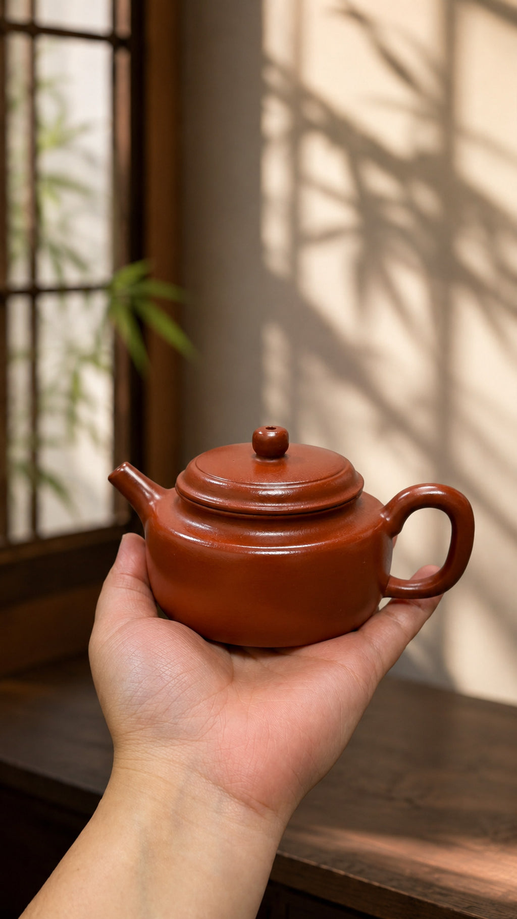 Product view 2 of 110ml Dezhong zisha teapot in Dahongpao Clay, No. 219