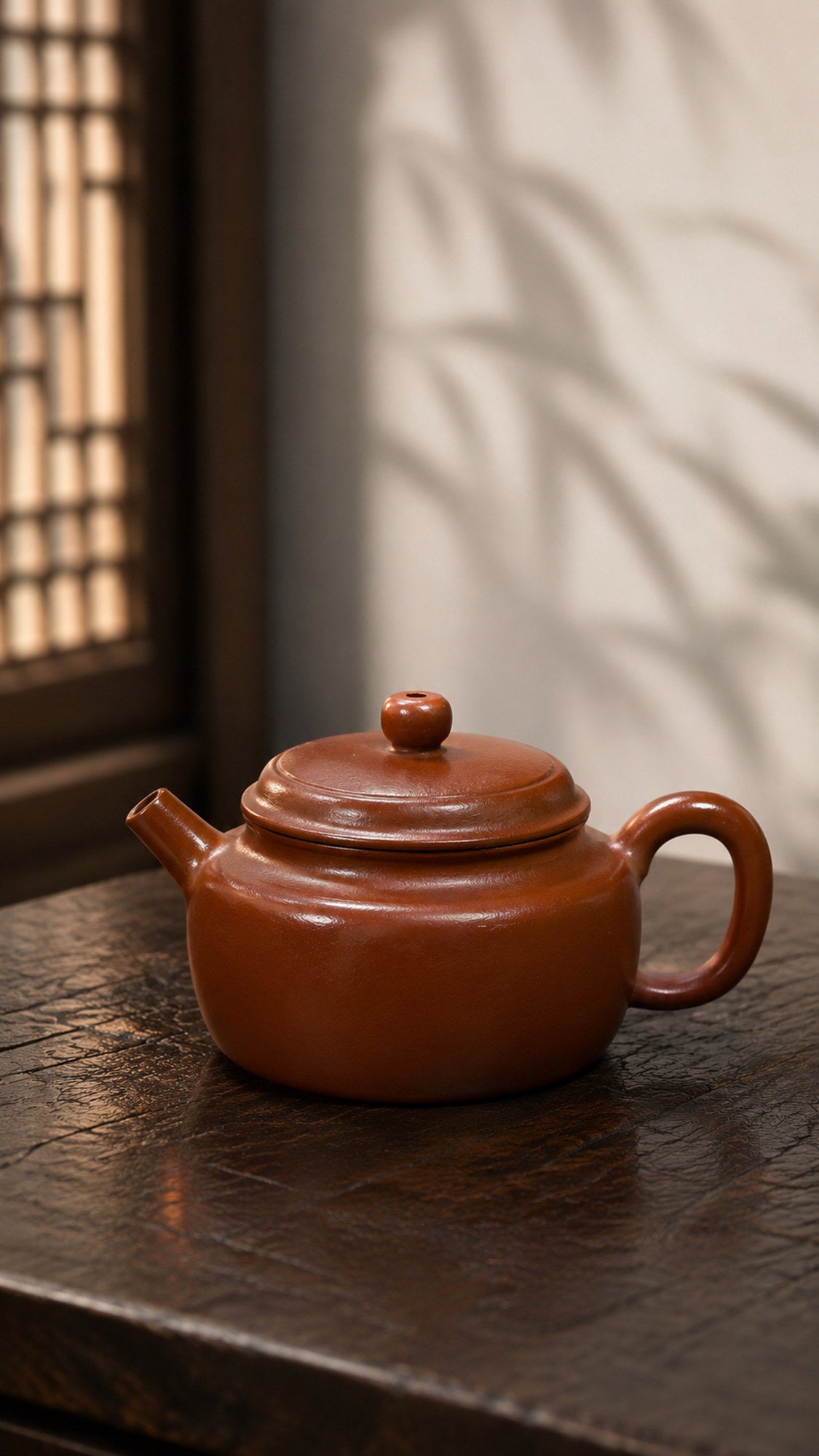 Product view 4 of 110ml Dezhong zisha teapot in Dahongpao Clay, No. 219
