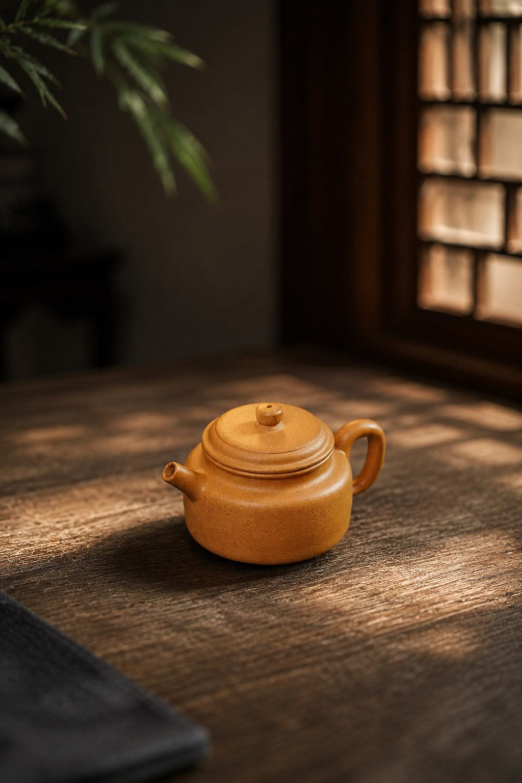 Product view 4 of 75ml Dezhong zisha teapot in Golden Duanni Clay, No. 339
