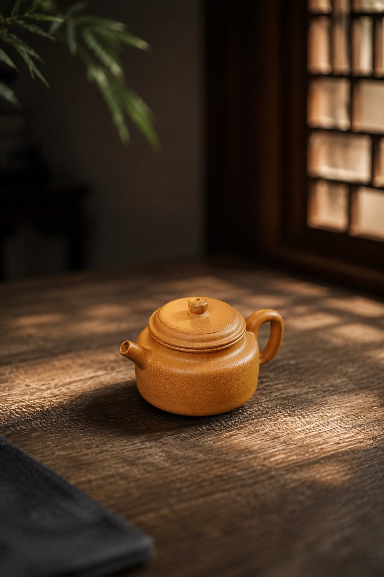 Product view 4 of 75ml Dezhong zisha teapot in Golden Duanni Clay, No. 339