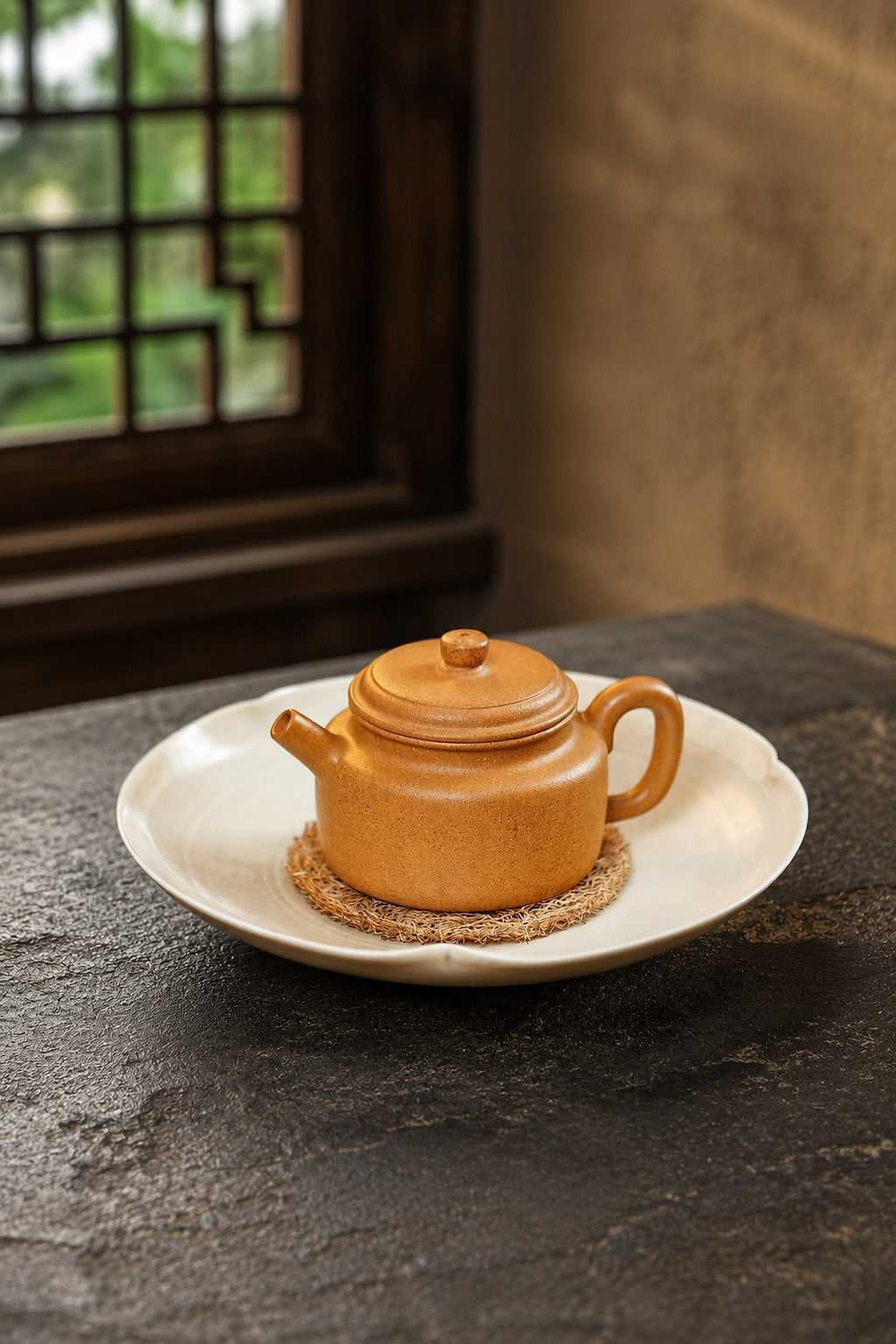 Product view 6 of 75ml Dezhong zisha teapot in Golden Duanni Clay, No. 339