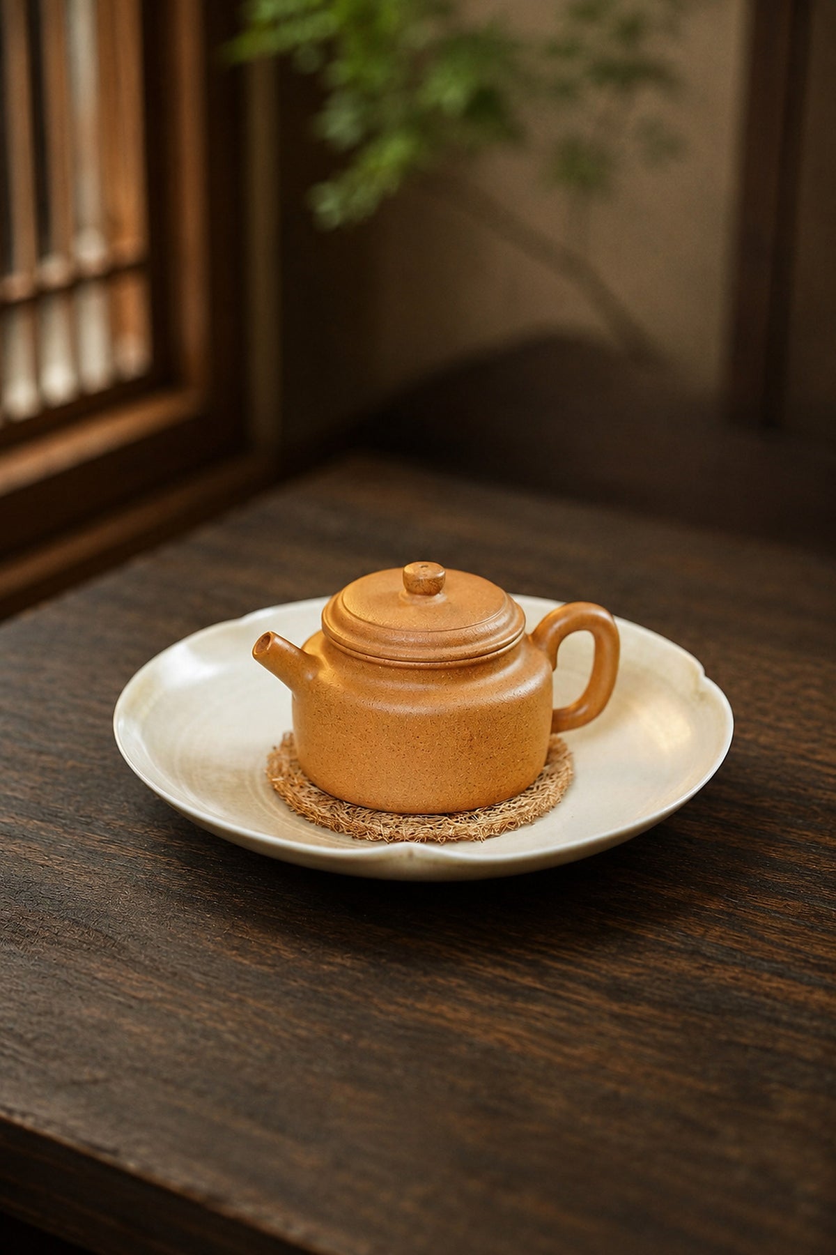 Product view 8 of 75ml Dezhong zisha teapot in Golden Duanni Clay, No. 339
