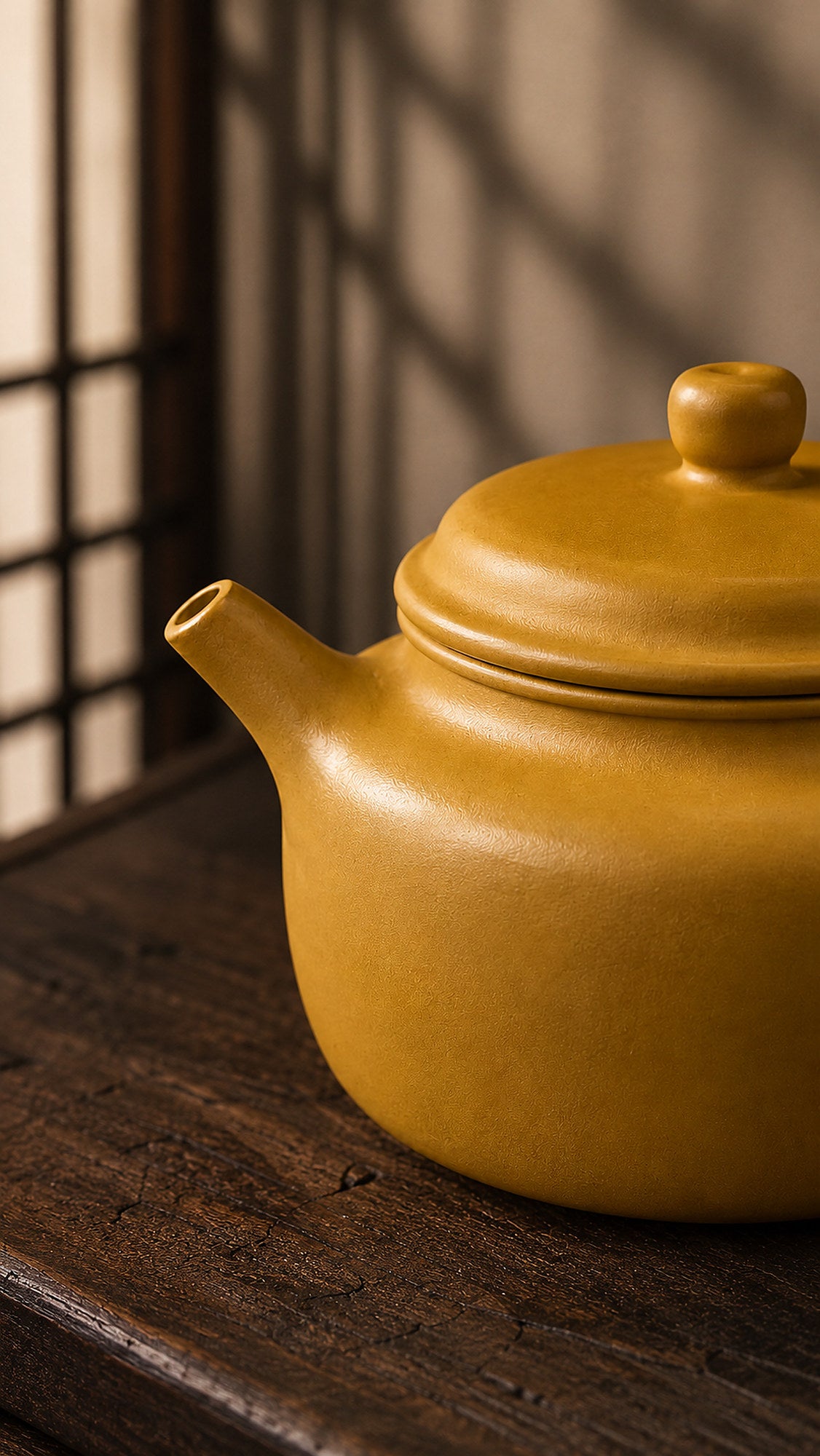 Product view 3 of 100ml Dezhong zisha teapot in Golden Zhuni Clay, No. 024