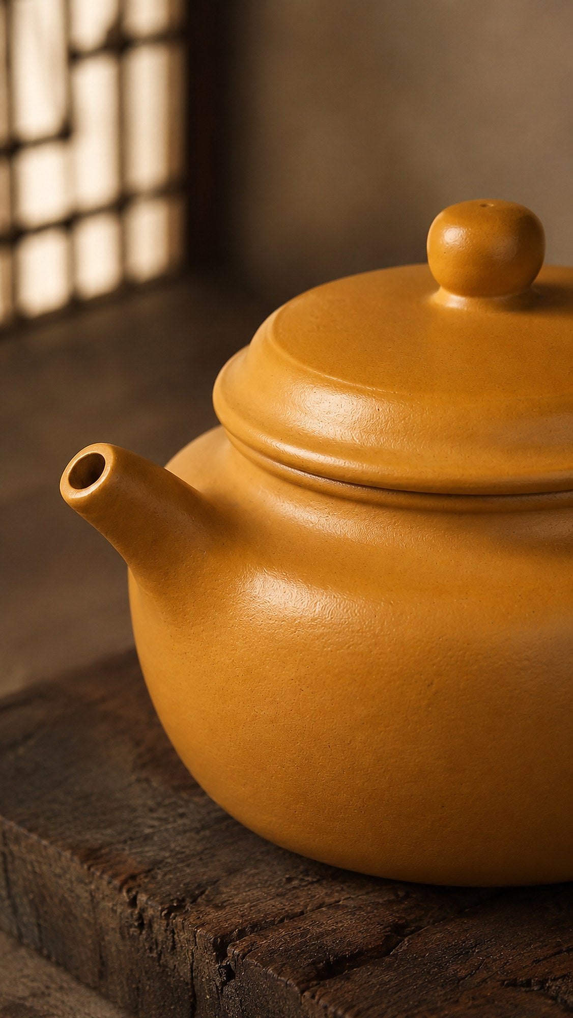 Product view 5 of 100ml Dezhong zisha teapot in Golden Zhuni Clay, No. 024