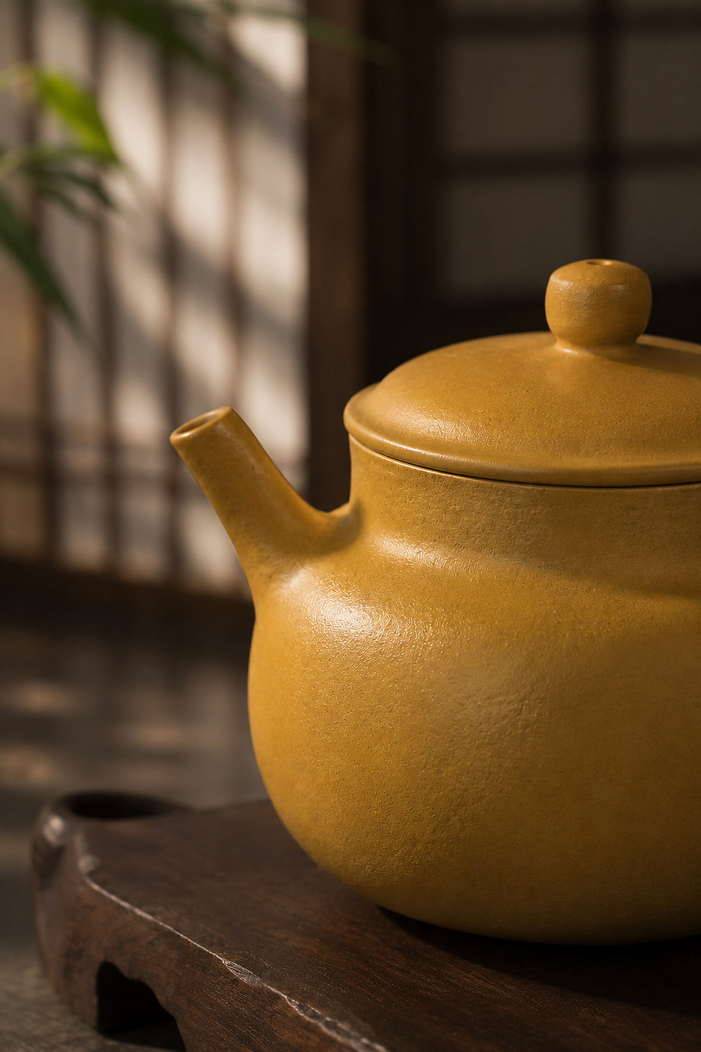 Product view 8 of 100ml Dezhong zisha teapot in Golden Zhuni Clay, No. 028