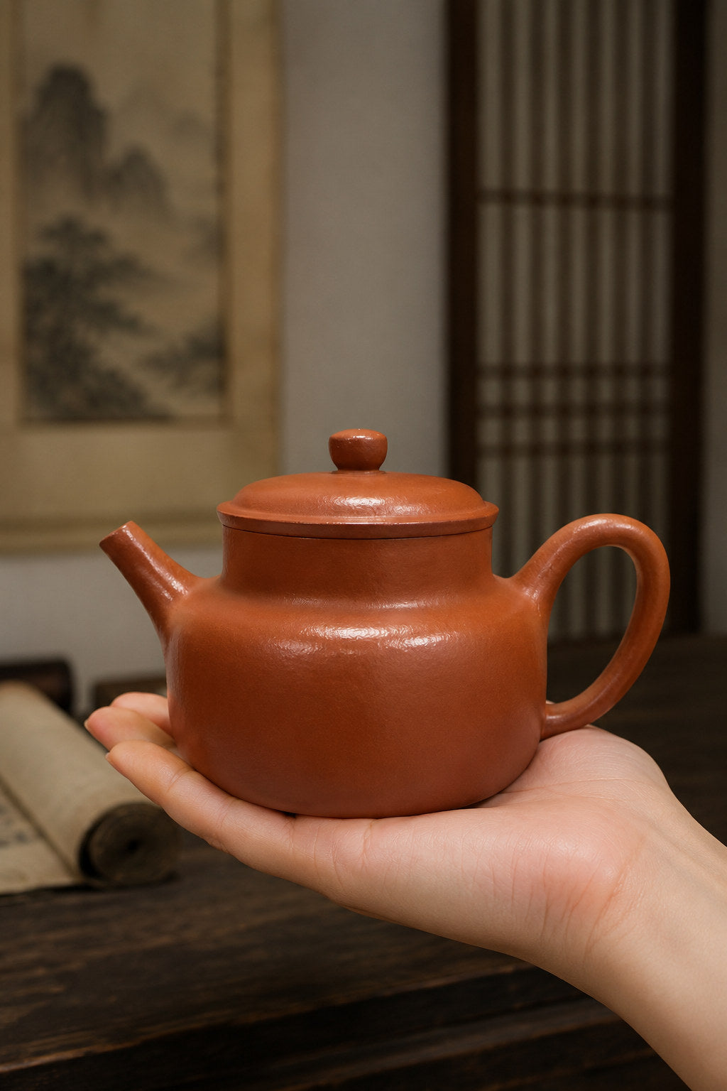 Product view 2 of 180ml Dezhong zisha teapot in Jiangponi Clay, No. 103