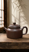 Product view 1 of 220ml Dezhong zisha teapot in Shihong Clay, No. 155