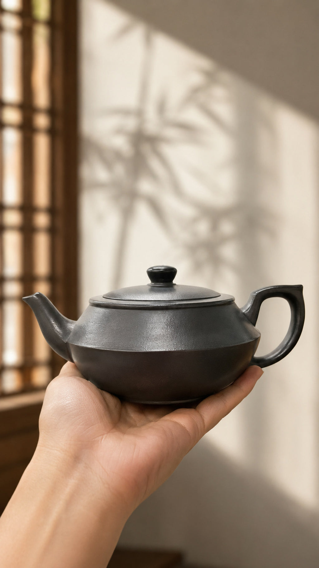Product view 2 of 220ml Dezhong zisha teapot in Shihong Clay, No. 155