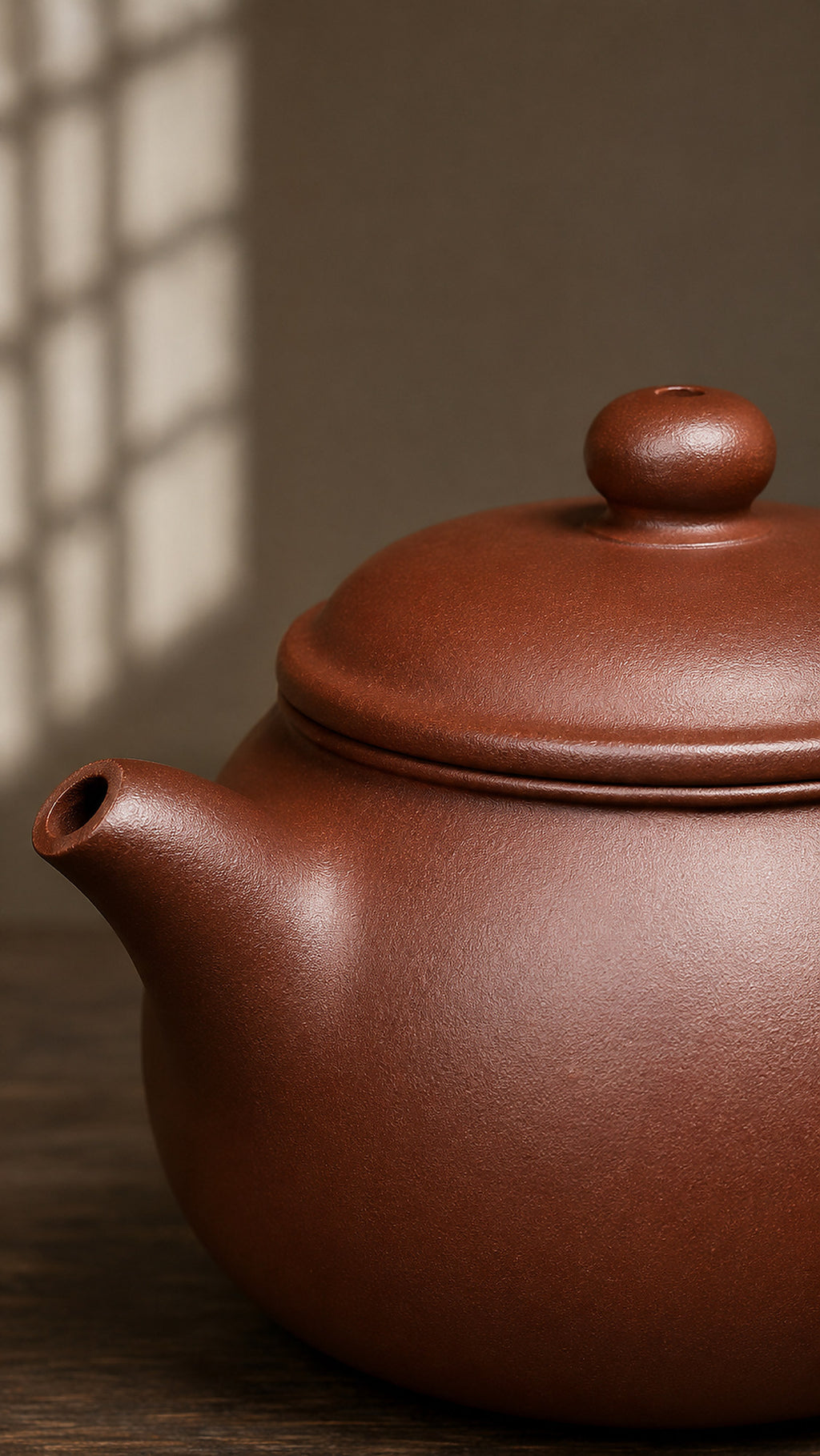 Product view 3 of 220ml Dezhong zisha teapot in Shihong Clay, No. 155