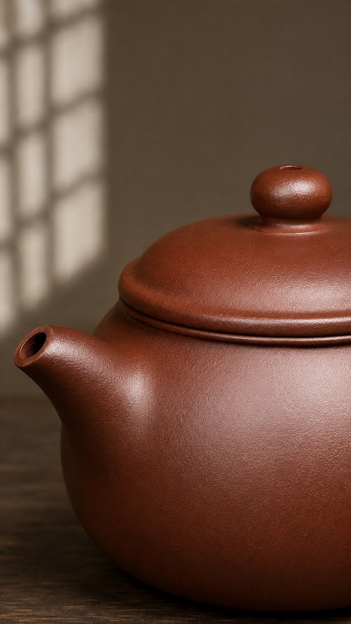 Product view 3 of 220ml Dezhong zisha teapot in Shihong Clay, No. 155