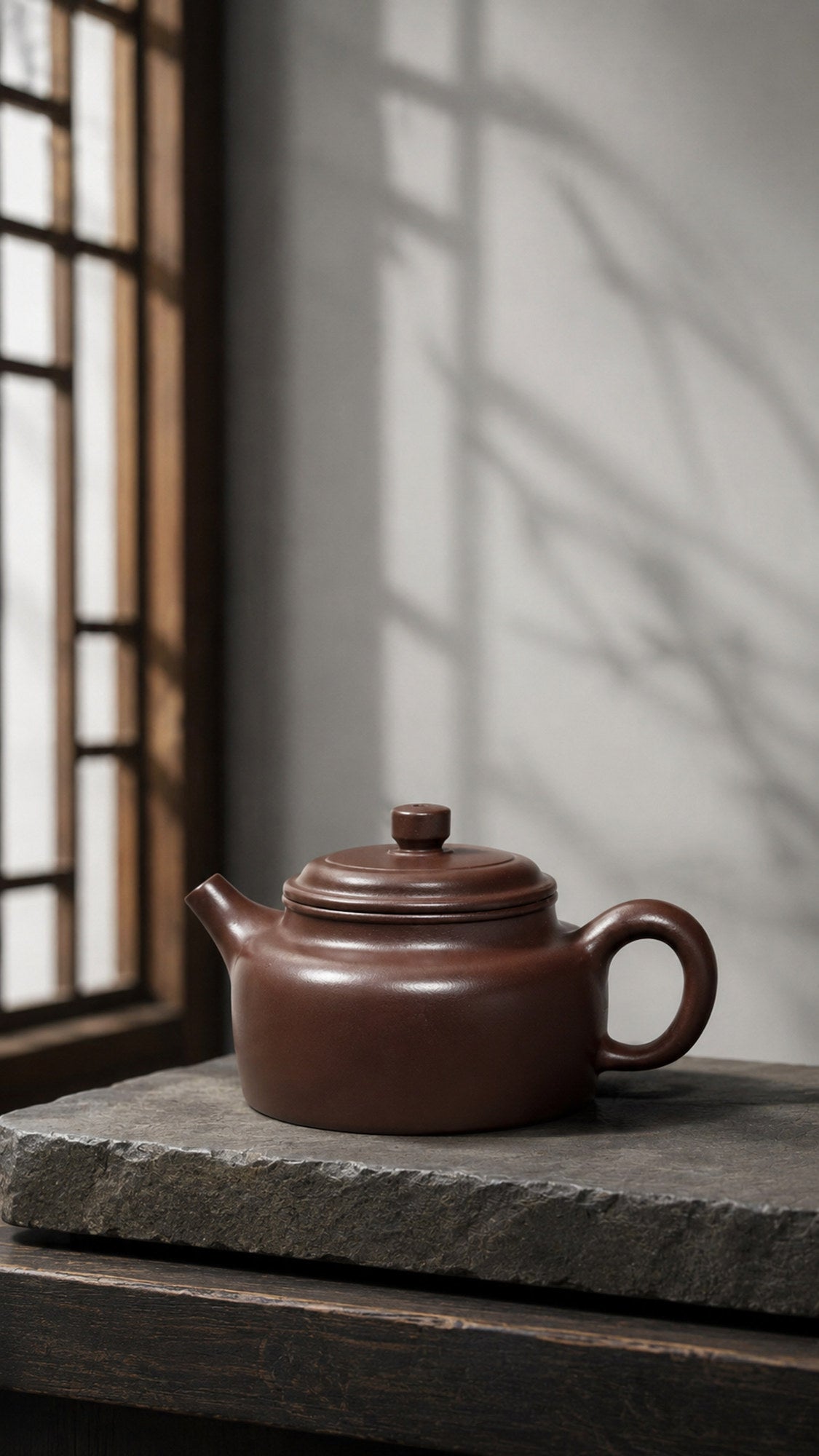 Product view 6 of 220ml Dezhong zisha teapot in Shihong Clay, No. 155
