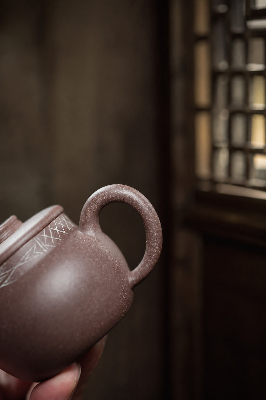 Product view 1 of 80ml Dezhong zisha teapot in Zini Clay, No. 325