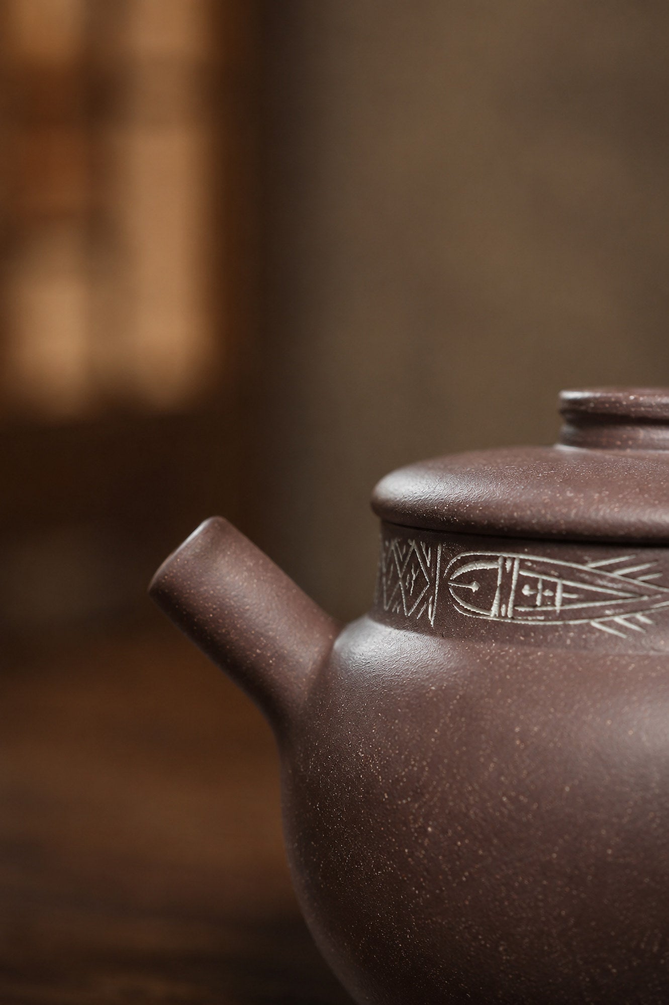 Product view 3 of 80ml Dezhong zisha teapot in Zini Clay, No. 325