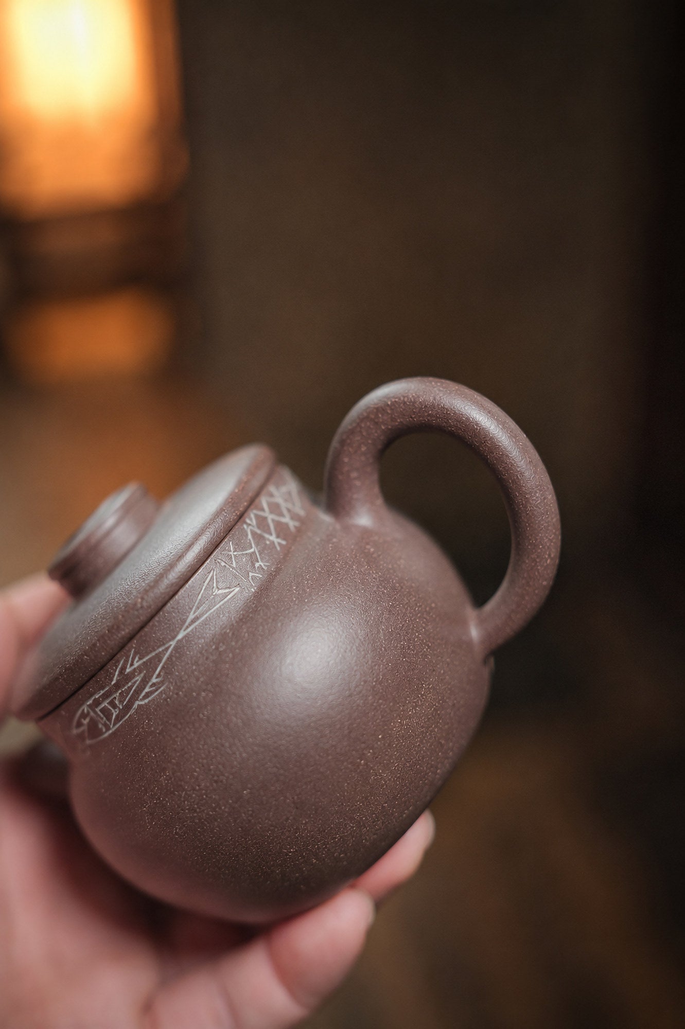 Product view 8 of 80ml Dezhong zisha teapot in Zini Clay, No. 325