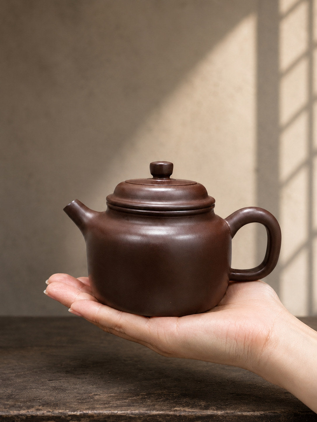 Product view 2 of 110ml Dezhong zisha teapot in Zipao Yusha Clay, No. 074